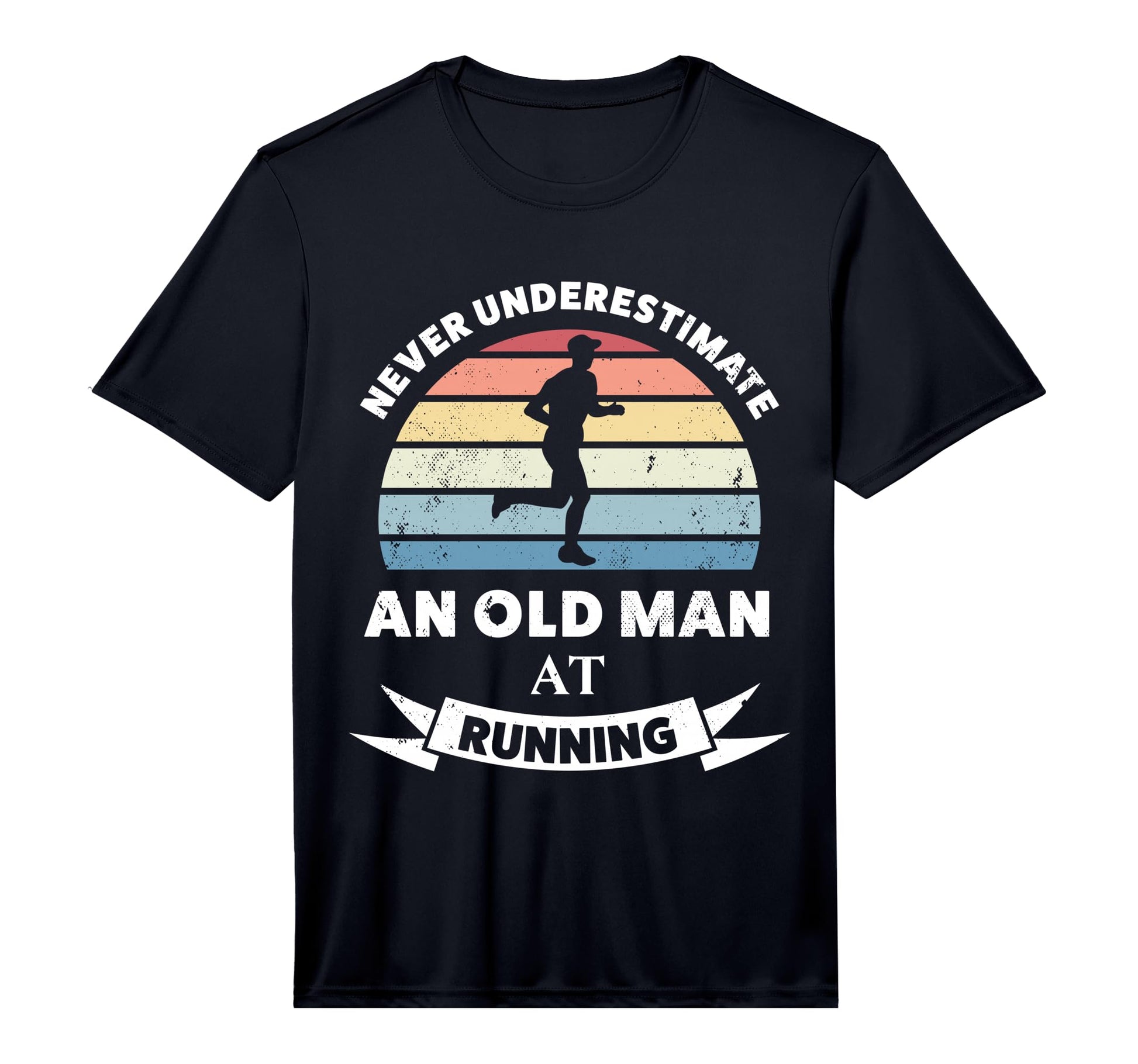 Mens Old Running Funny Runner Gift Dad T-Shirt - Novelty Apparel Unisex - T-Shirt, Sweatshirt, Hoodie