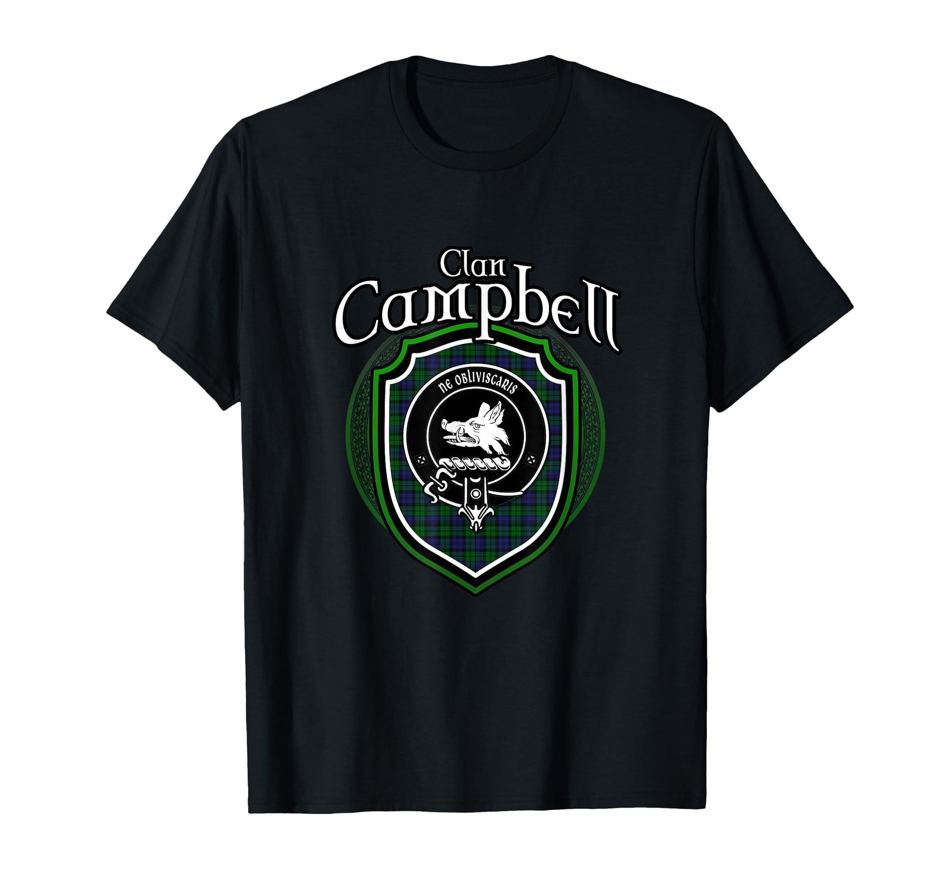 Campbell Clan Crest Scottish Clan T-Shirt - Aesthetic Graphic Unisex - T-Shirt, Sweatshirt, Hoodie