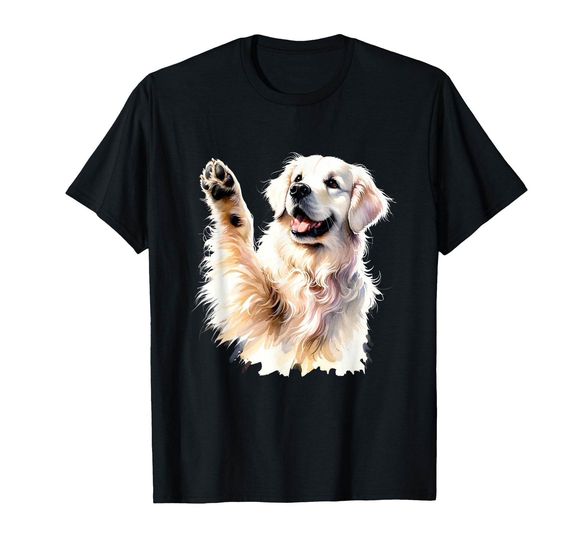 Golden Retriever Funny Dog Lover Paw T-Shirt - Novelty Apparel Unisex - T-Shirt, Sweatshirt, Hoodie