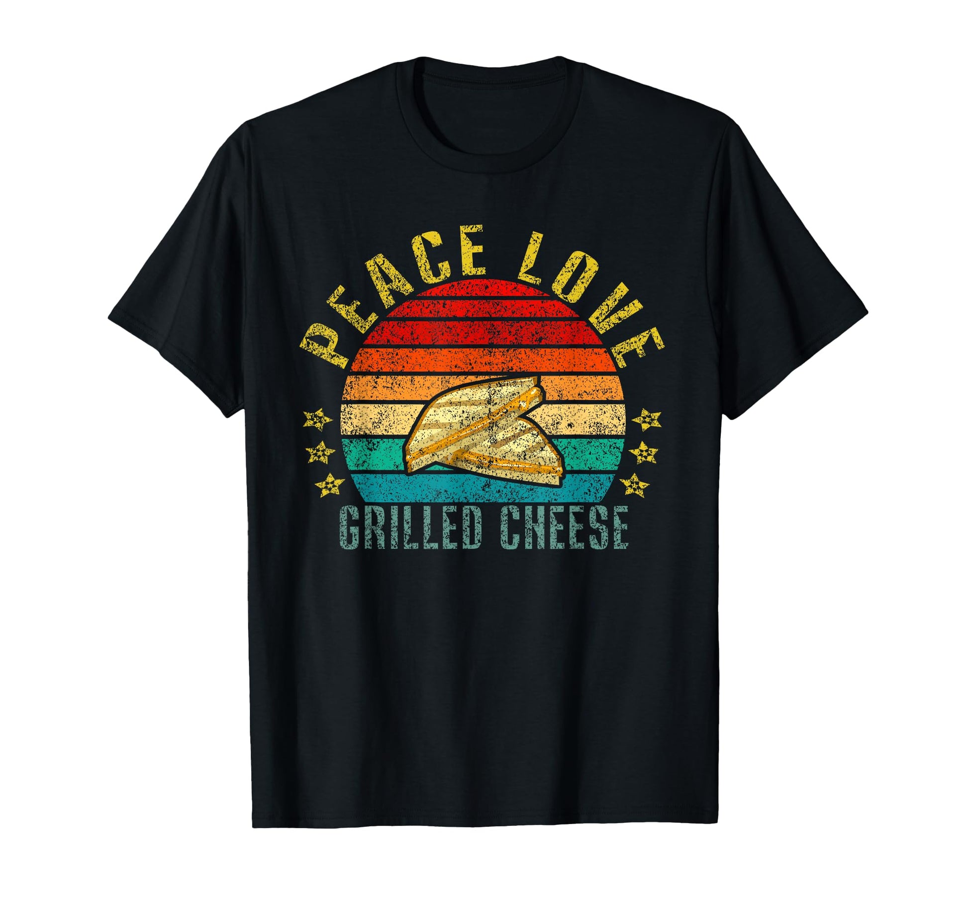 Peace Love Grilled Cheese Funny T-Shirt - Streetwear Style Men Women - T-Shirt, Sweatshirt, Hoodie