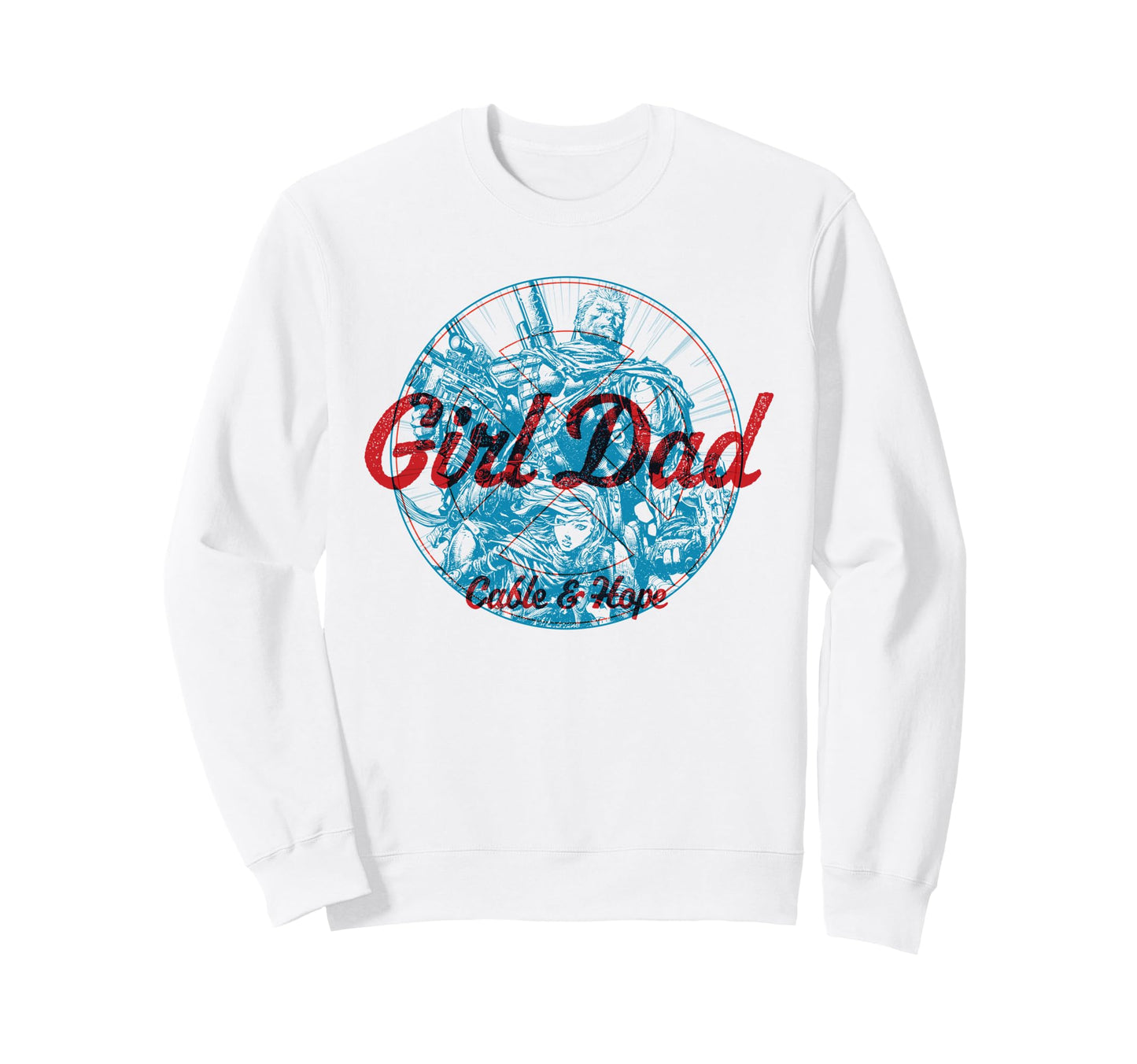 Marvel Super Heroes Dad X Sweatshirt - Casual Everyday Wear Men Women - T-Shirt, Sweatshirt, Hoodie