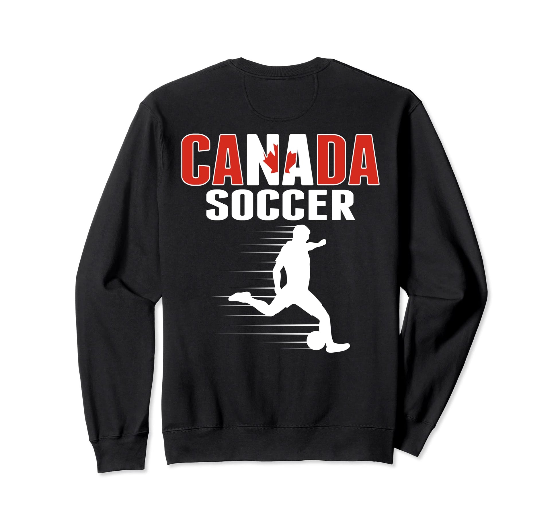 Canada Soccer Lovers Jersey Proud Sweatshirt - Graphic Print Unisex - T-Shirt, Sweatshirt, Hoodie
