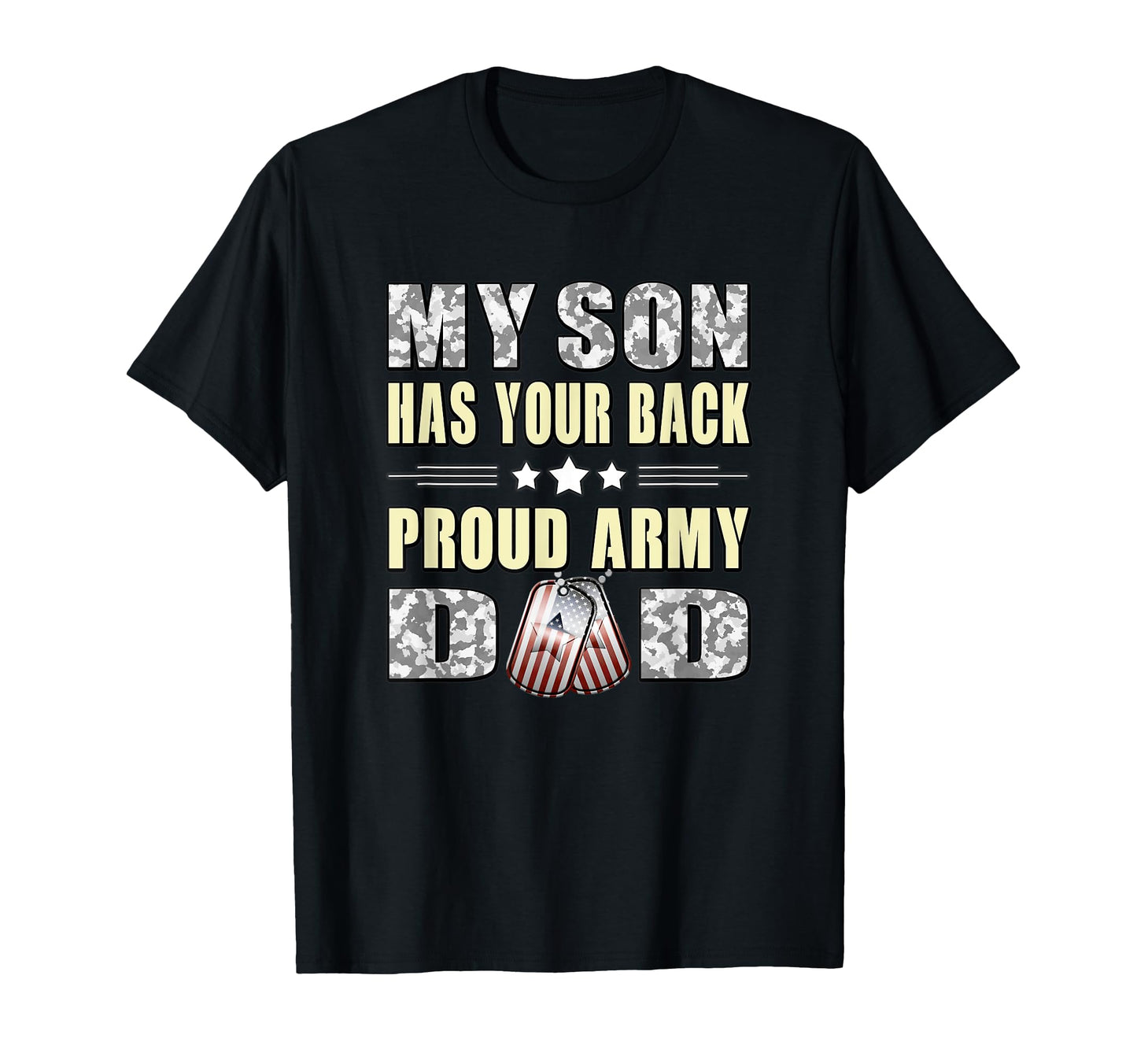 My Son Has Your Back Proud Army Dad T-Shirt - Trendy Graphic for Adults - T-Shirt, Sweatshirt, Hoodie
