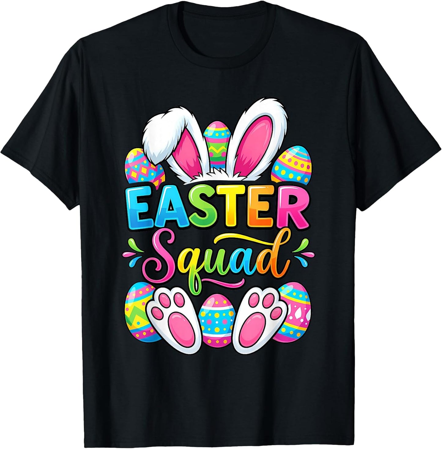 Easter Squad Family Matching Couple Easter Unisex T-shirt, Sweatshirt, Hoodie, Long Sleeve Tee - T-Shirt, Sweatshirt, Hoodie