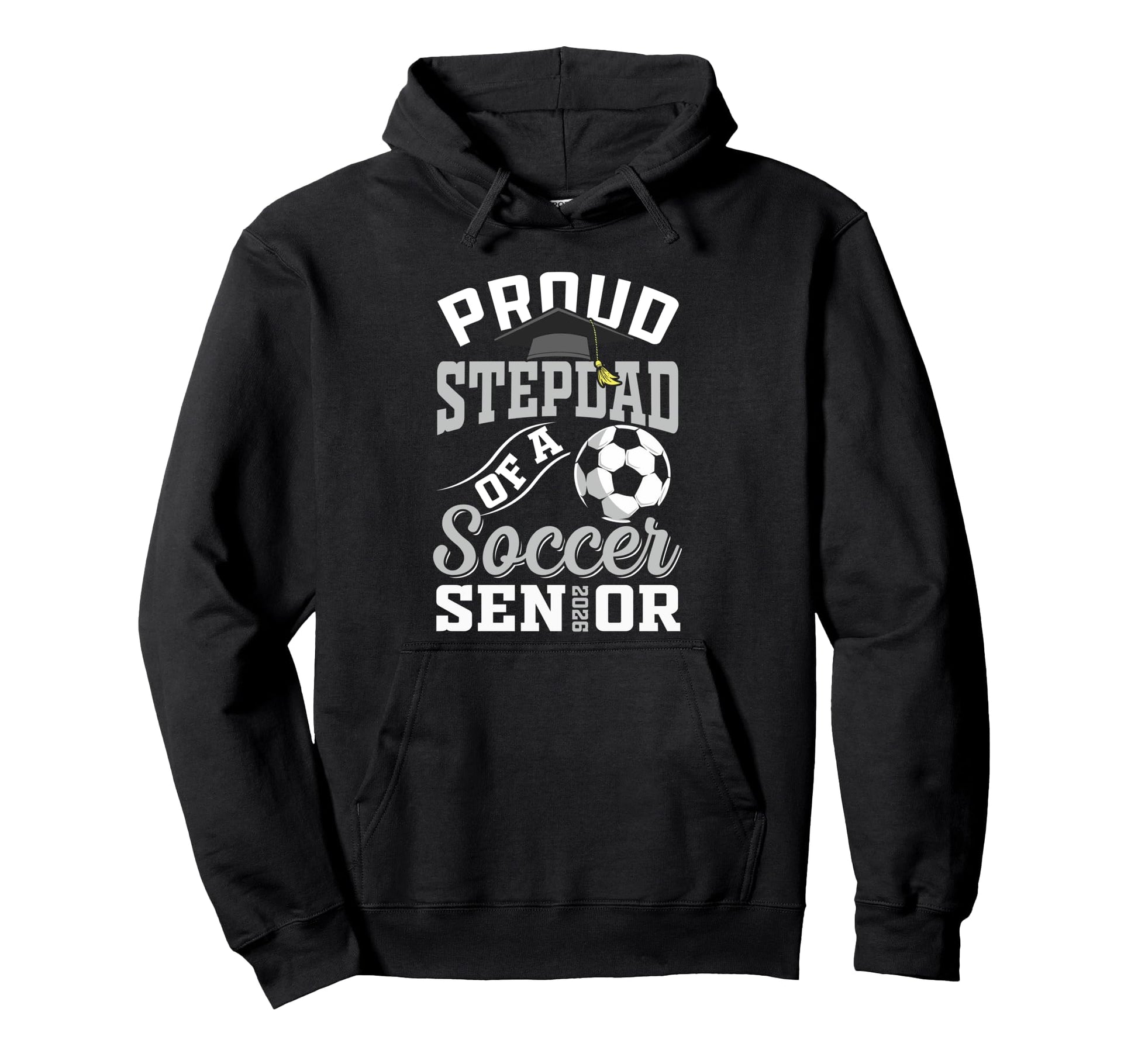 Proud Nephew Soccer Senior Class Hoodie - Aesthetic Graphic for Adults - T-Shirt, Sweatshirt, Hoodie