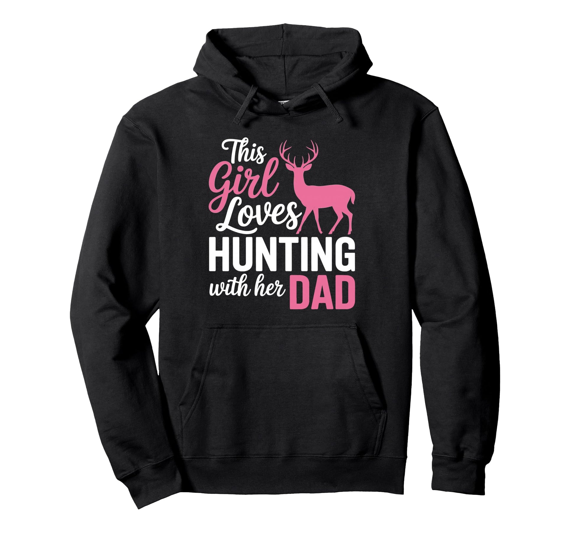 This Loves Hunting Her Dad Hoodie - Aesthetic Graphic Men Women - T-Shirt, Sweatshirt, Hoodie