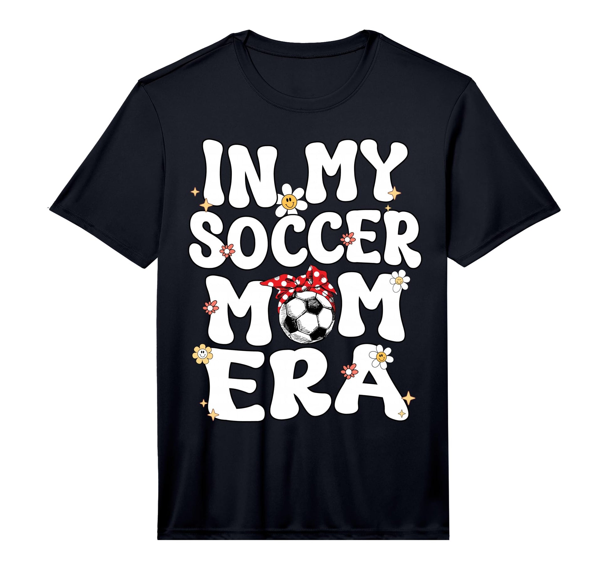 My Soccer Mom Era Groovy Mom T-Shirt - Casual Everyday Wear Men Women - T-Shirt, Sweatshirt, Hoodie