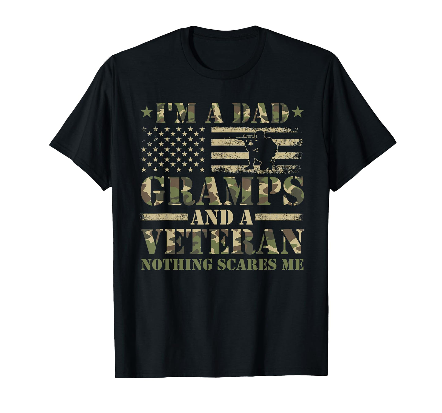 Funny Im Dad Gramps And Veteran T-Shirt - Fun Novelty Design for Adults - T-Shirt, Sweatshirt, Hoodie