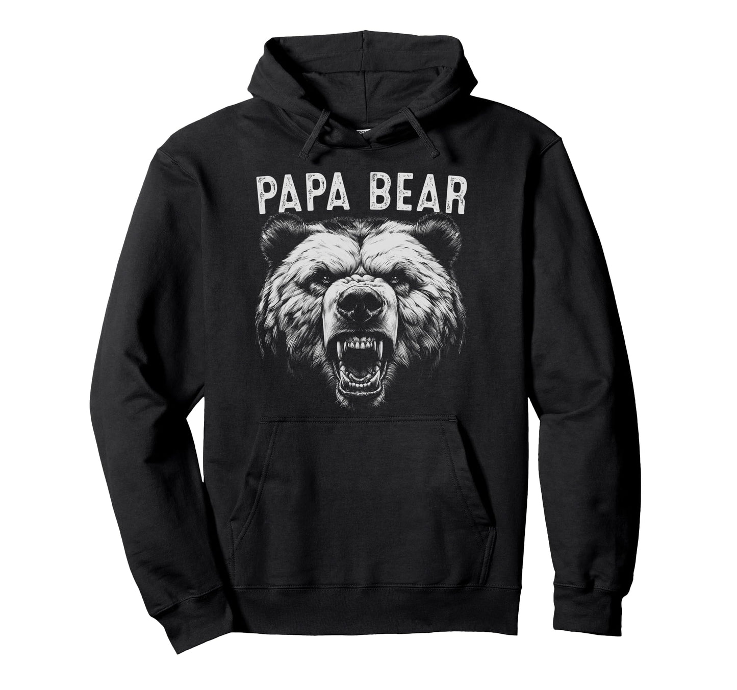 Papa Bear Best Fathers Day Funny Bear Hoodie - Trendy Graphic Men Women - T-Shirt, Sweatshirt, Hoodie