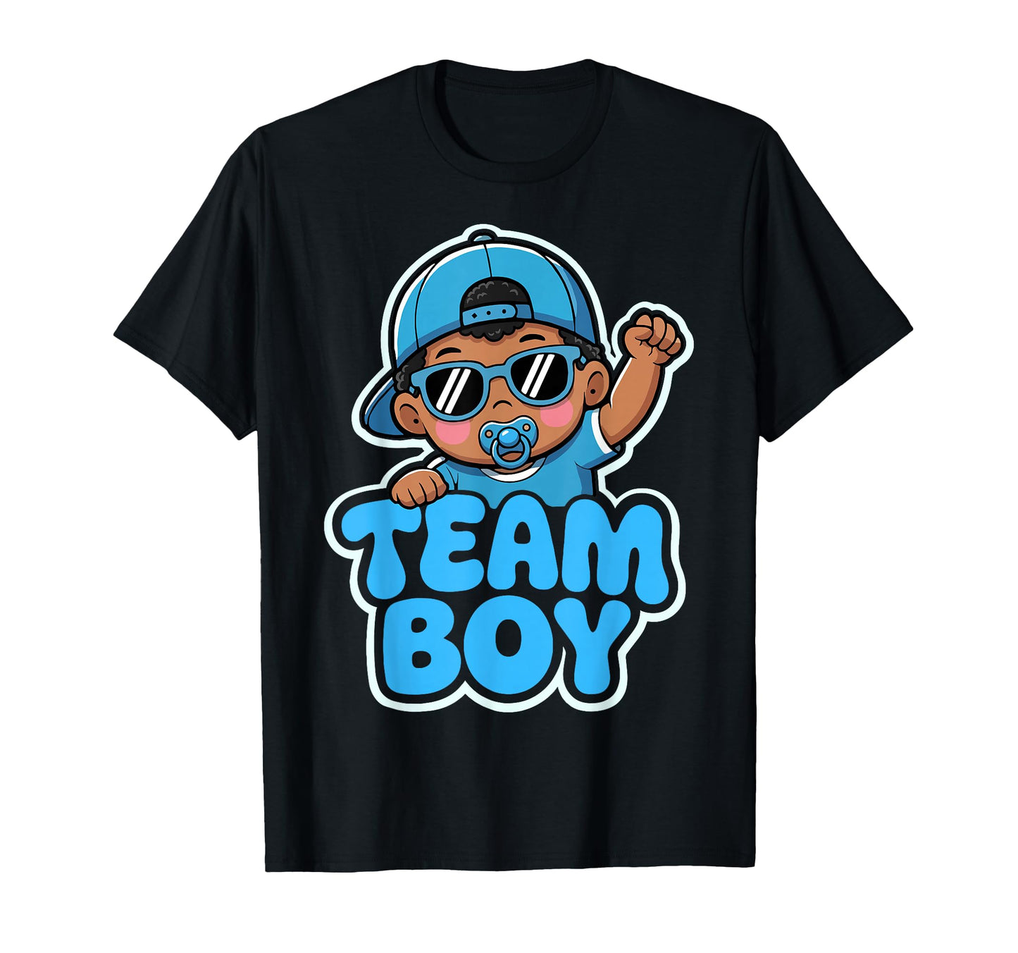 Gender Reveal Party Afro Team T-Shirt - Trendy Graphic Men Women - T-Shirt, Sweatshirt, Hoodie