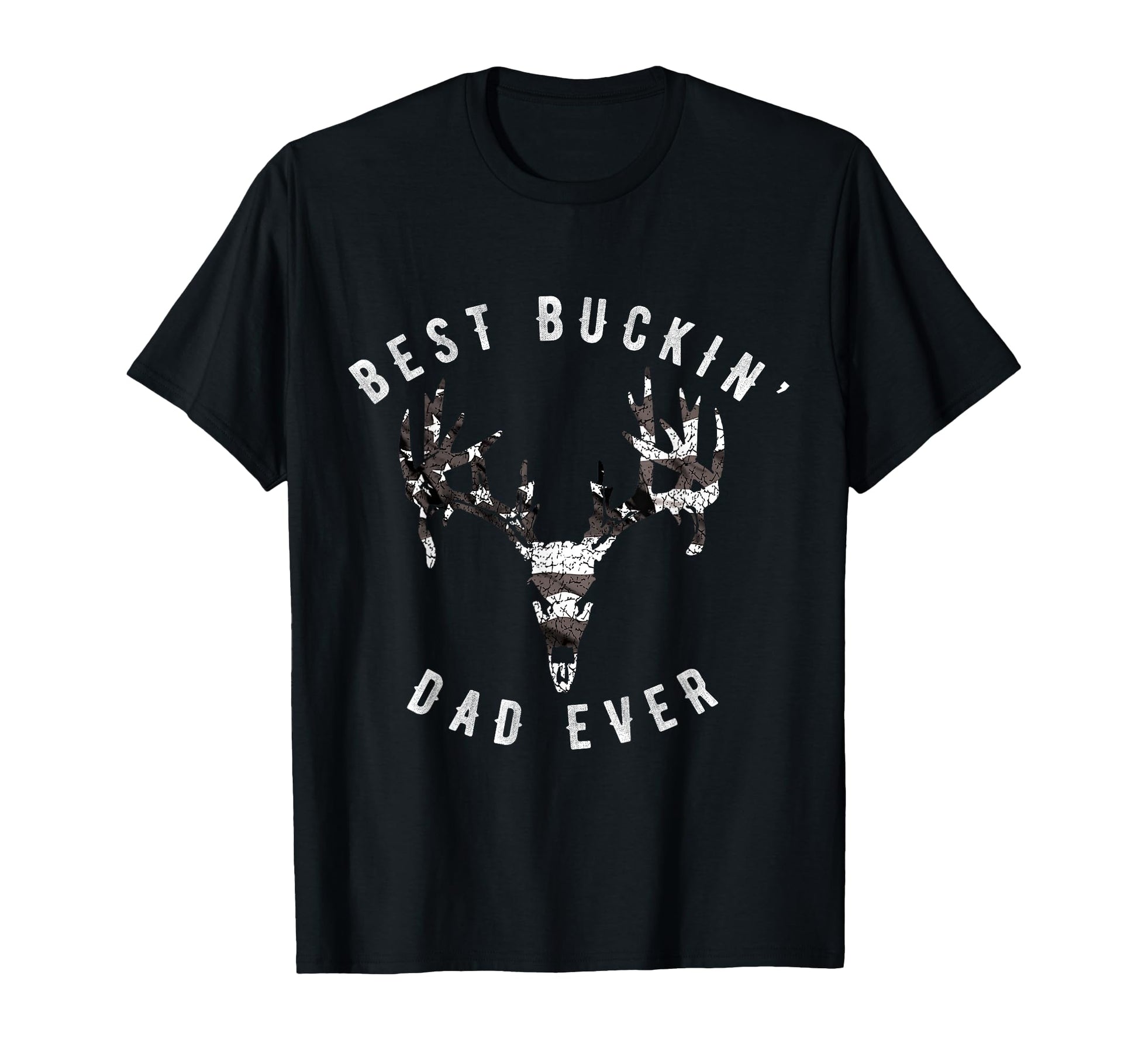 American Best Buckin Dad Ever Distressed T-Shirt - Streetwear Style Unisex - T-Shirt, Sweatshirt, Hoodie