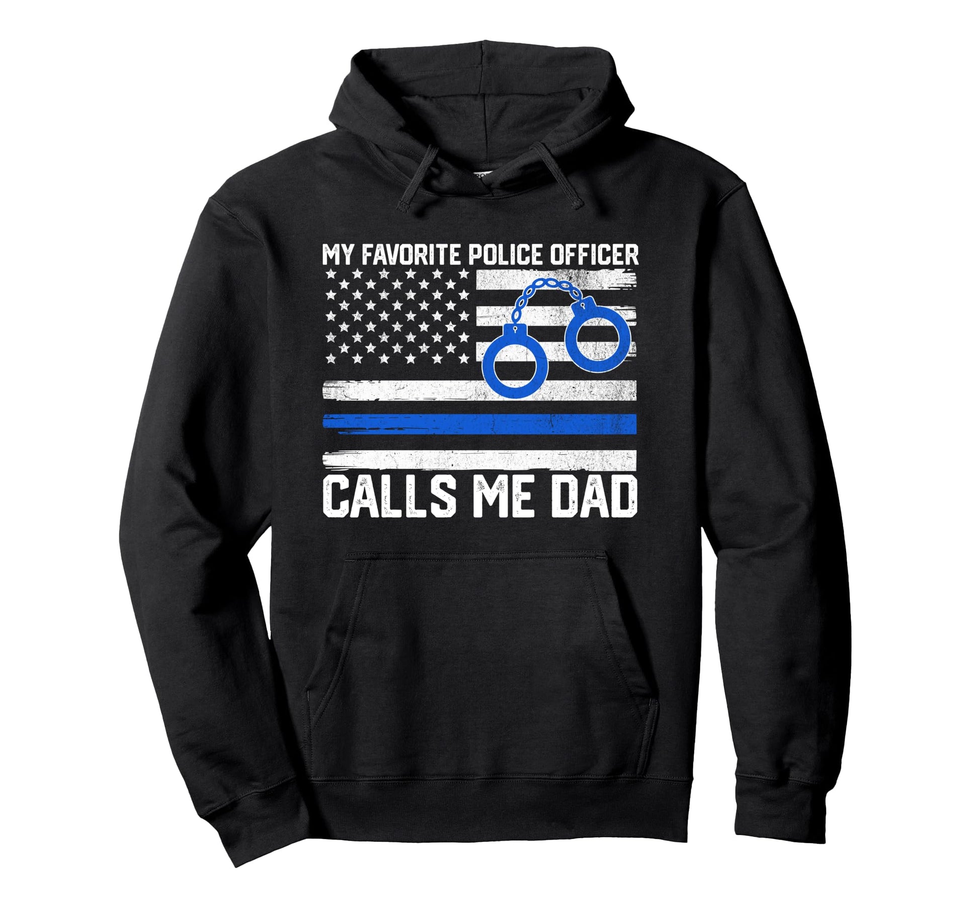 My Favorite Police Officer Calls Me Hoodie - Aesthetic Graphic for Adults - T-Shirt, Sweatshirt, Hoodie