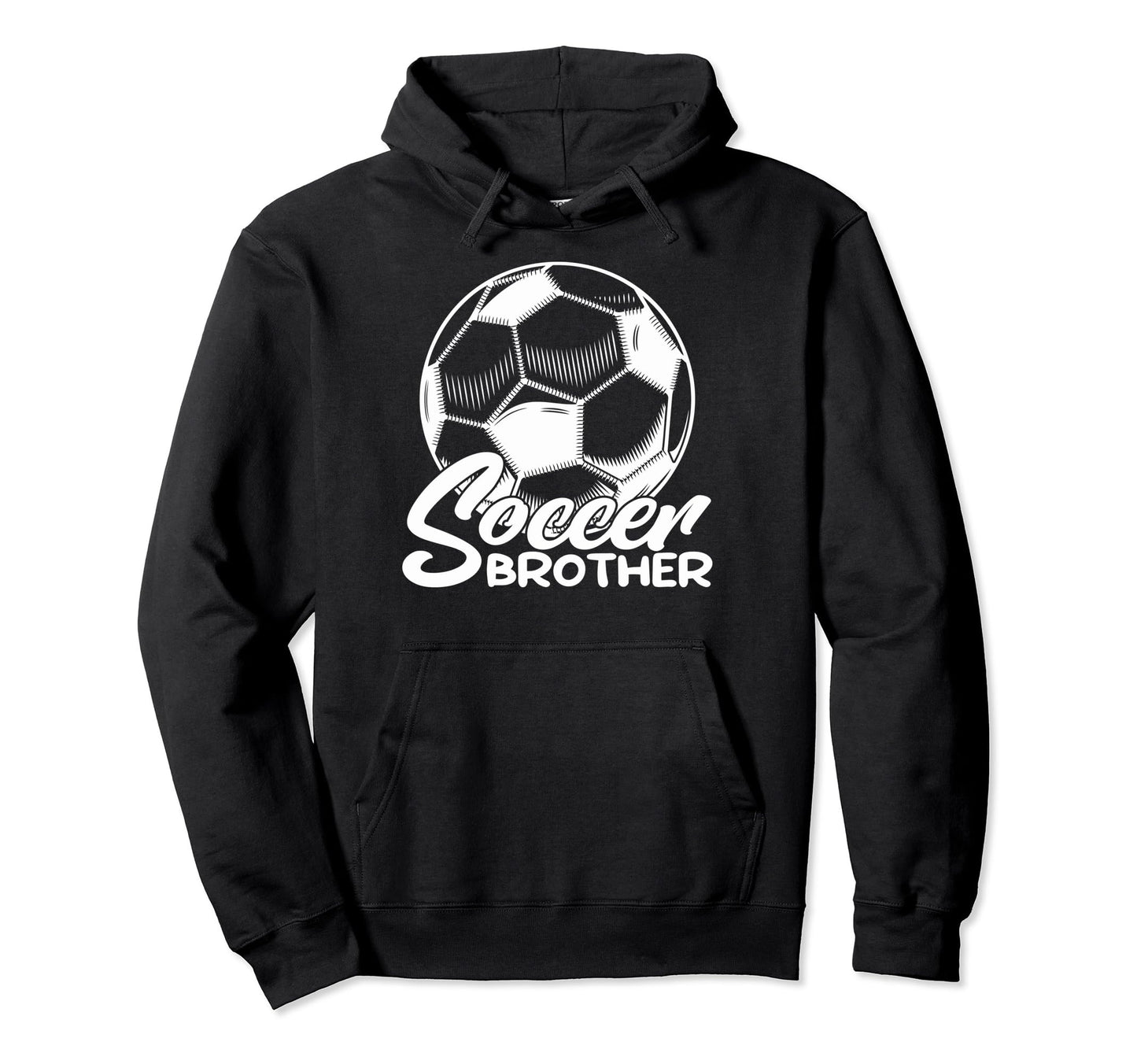 Soccer Fans Brother Soccer Players Hoodie - Custom Art Print Men Women - T-Shirt, Sweatshirt, Hoodie