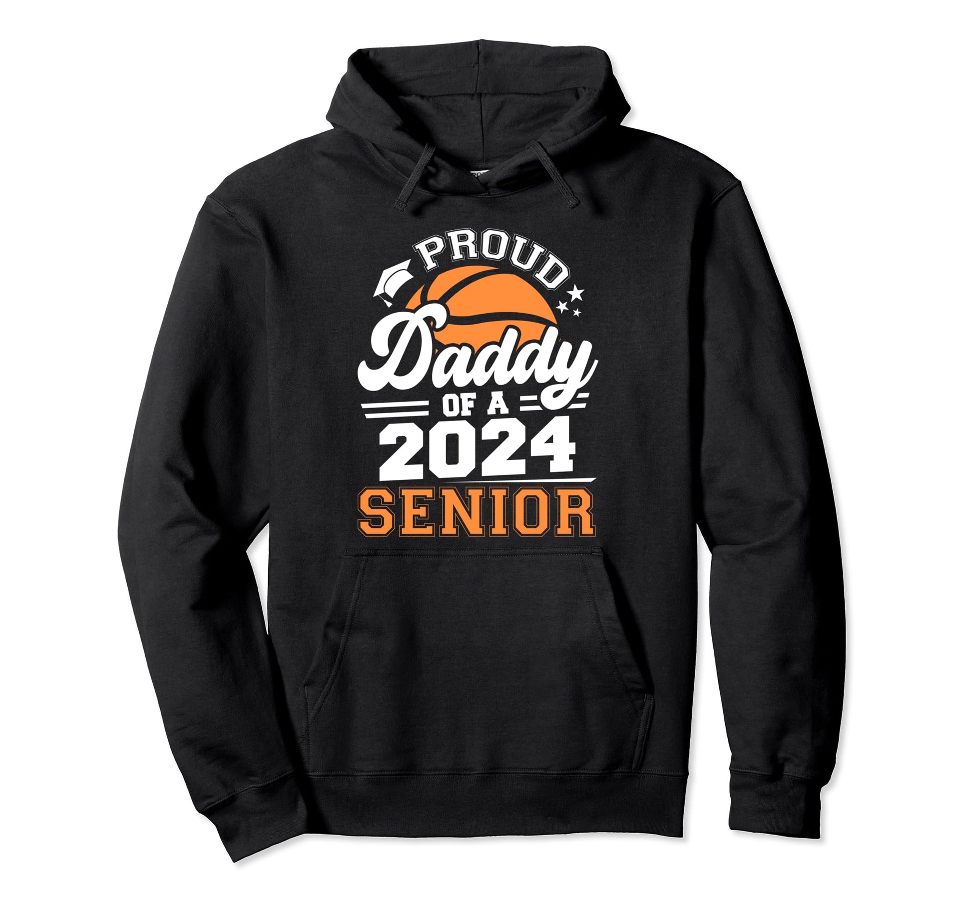 Proud Daddy 2024 Senior Graduate Hoodie - Fun Novelty Design Men Women - T-Shirt, Sweatshirt, Hoodie