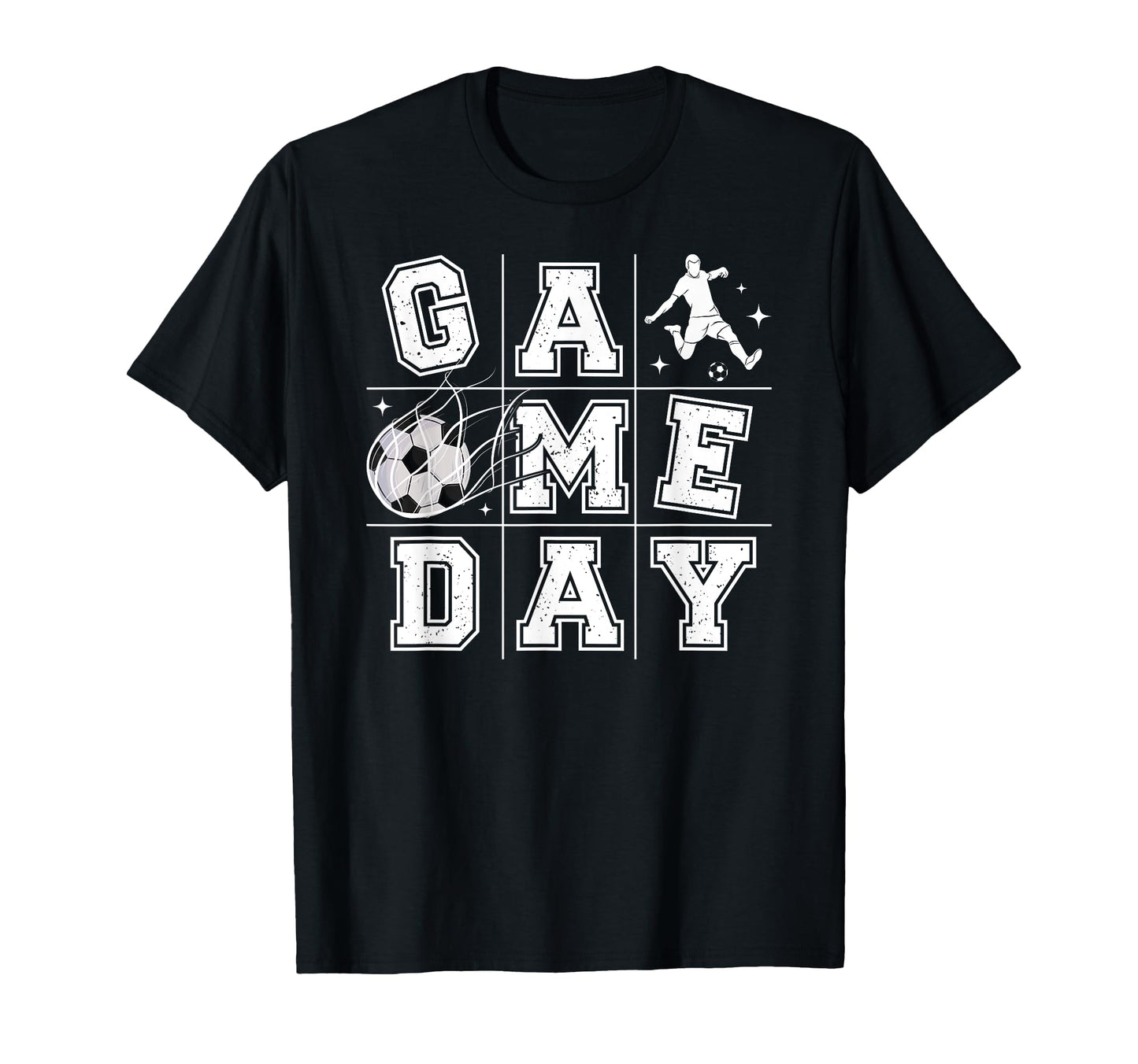 Game Day Funny Soccer Game Day T-Shirt - Aesthetic Graphic for Adults - T-Shirt, Sweatshirt, Hoodie
