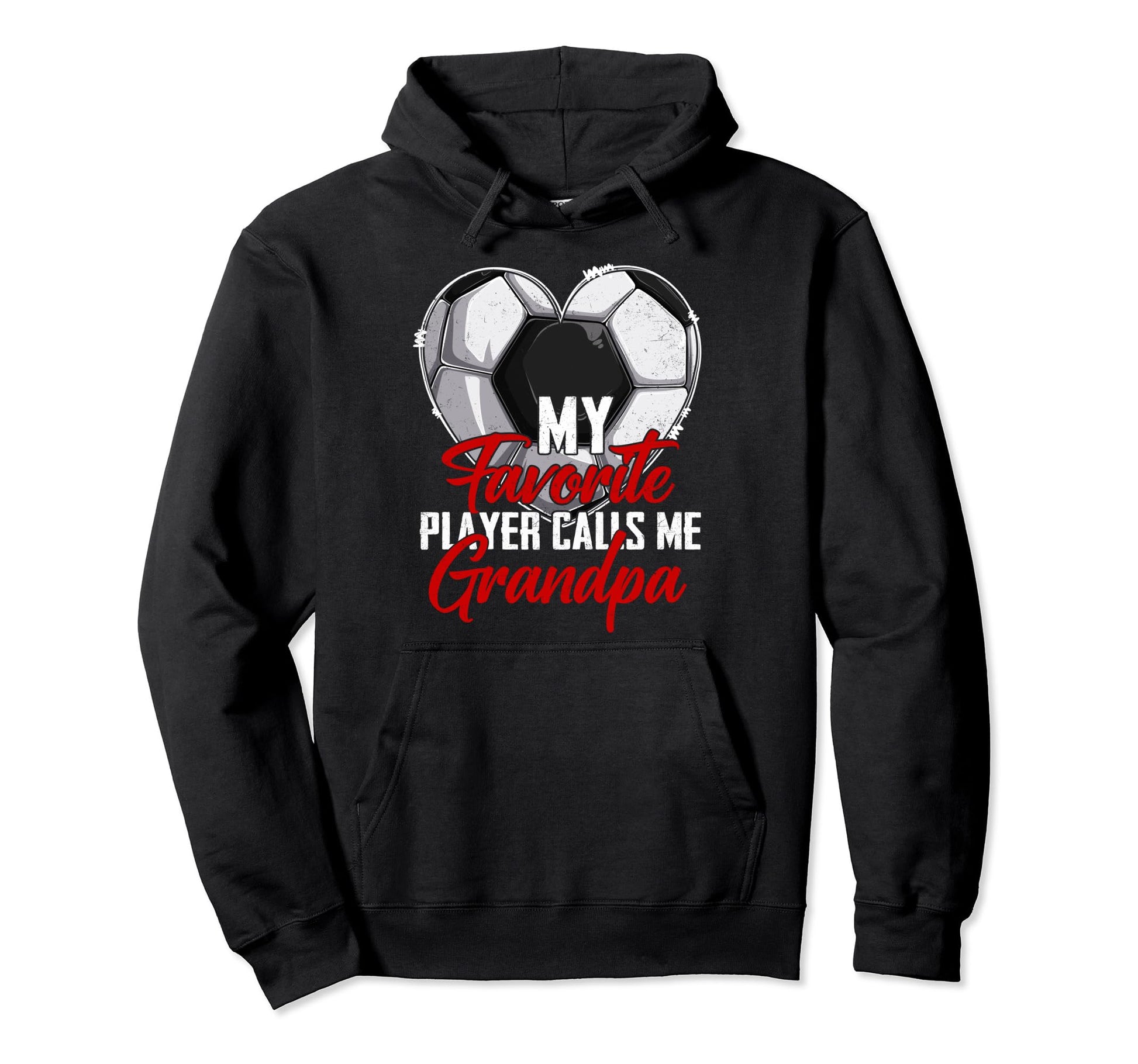 My Favorite Player Calls Me Grandpa Hoodie - Graphic Print for Adults - T-Shirt, Sweatshirt, Hoodie