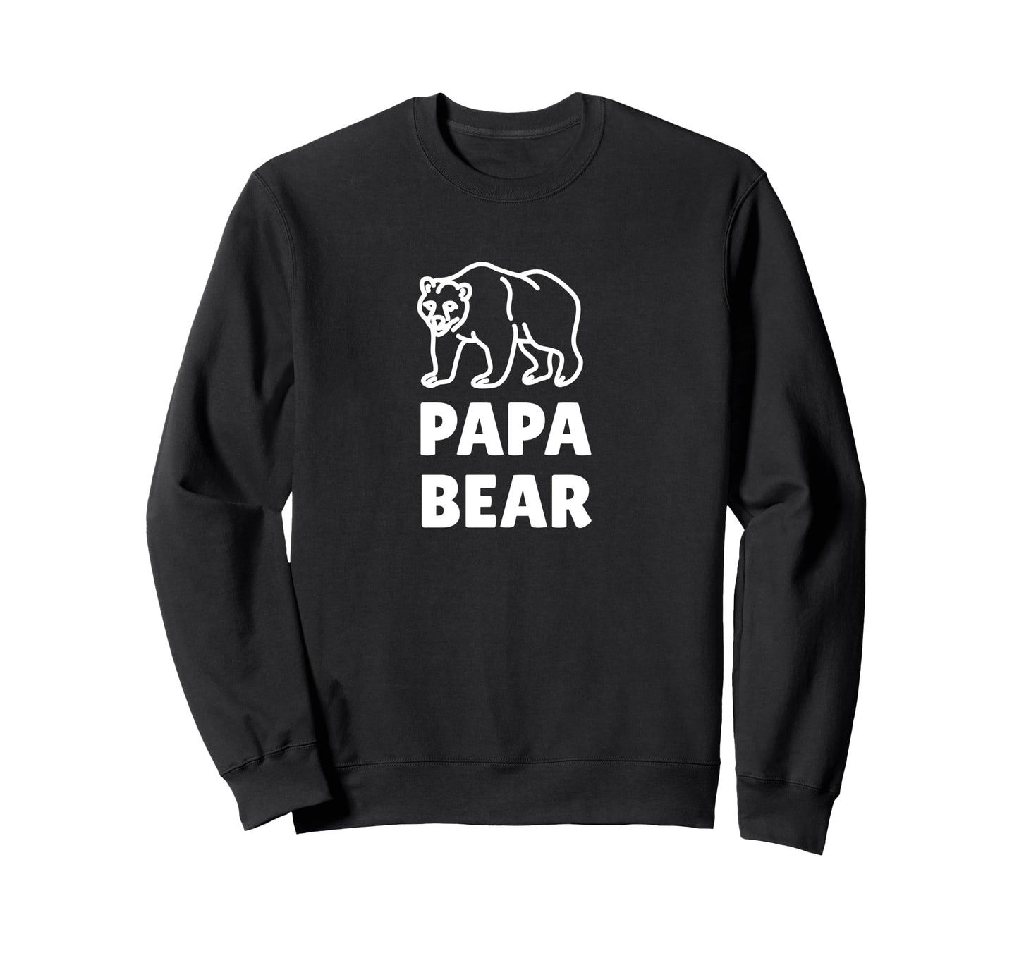 Papa Bear Fathers Day Sweatshirt - Graphic Print for Adults - T-Shirt, Sweatshirt, Hoodie