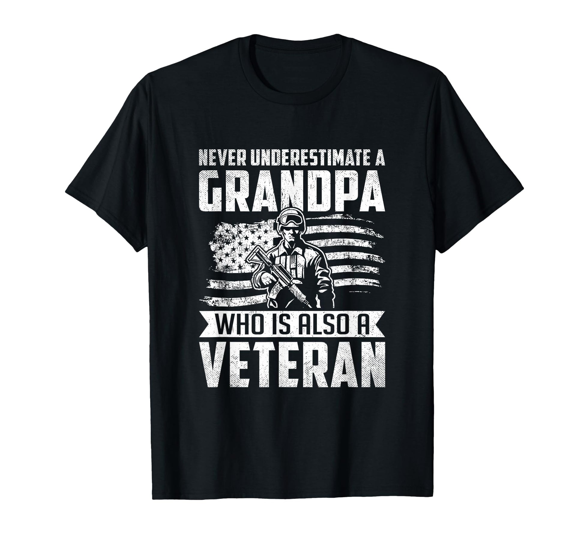 Never Underestimate Grandpa Who Is T-Shirt - Streetwear Style for Adults - T-Shirt, Sweatshirt, Hoodie