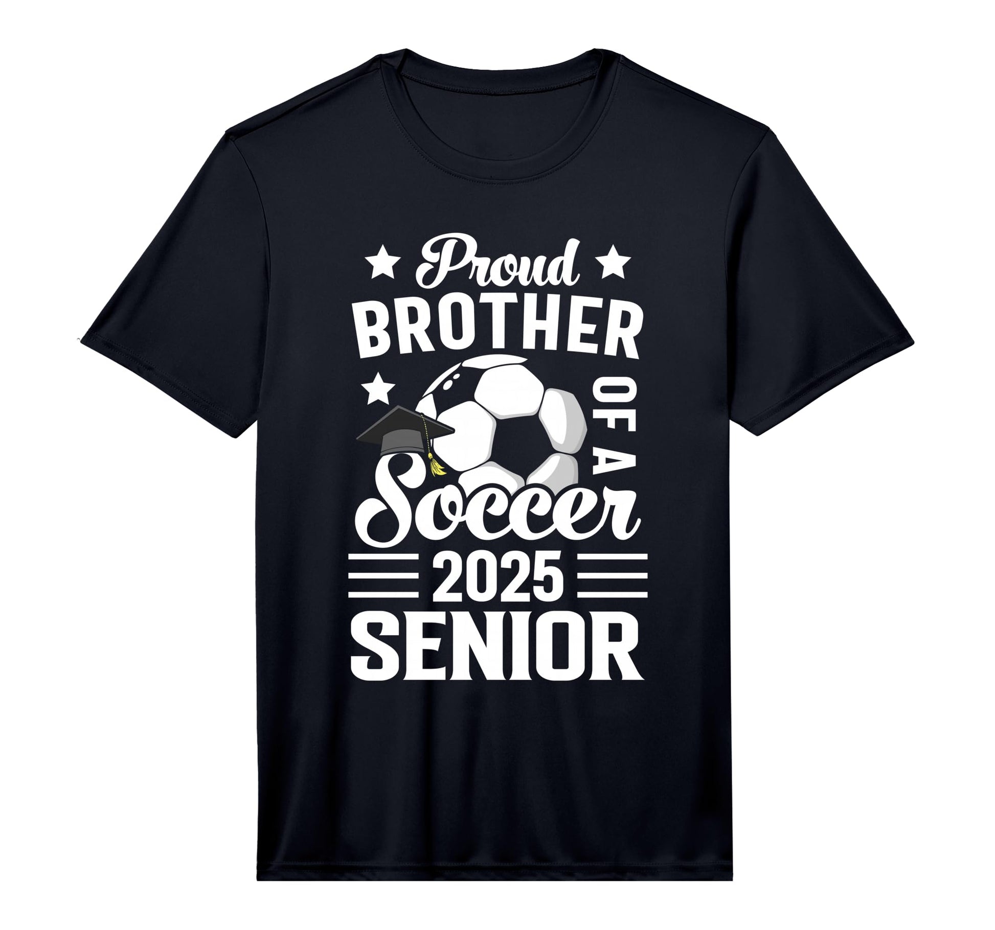 Proud Brother Soccer Senior Class T-Shirt - Minimalist Print for Adults - T-Shirt, Sweatshirt, Hoodie