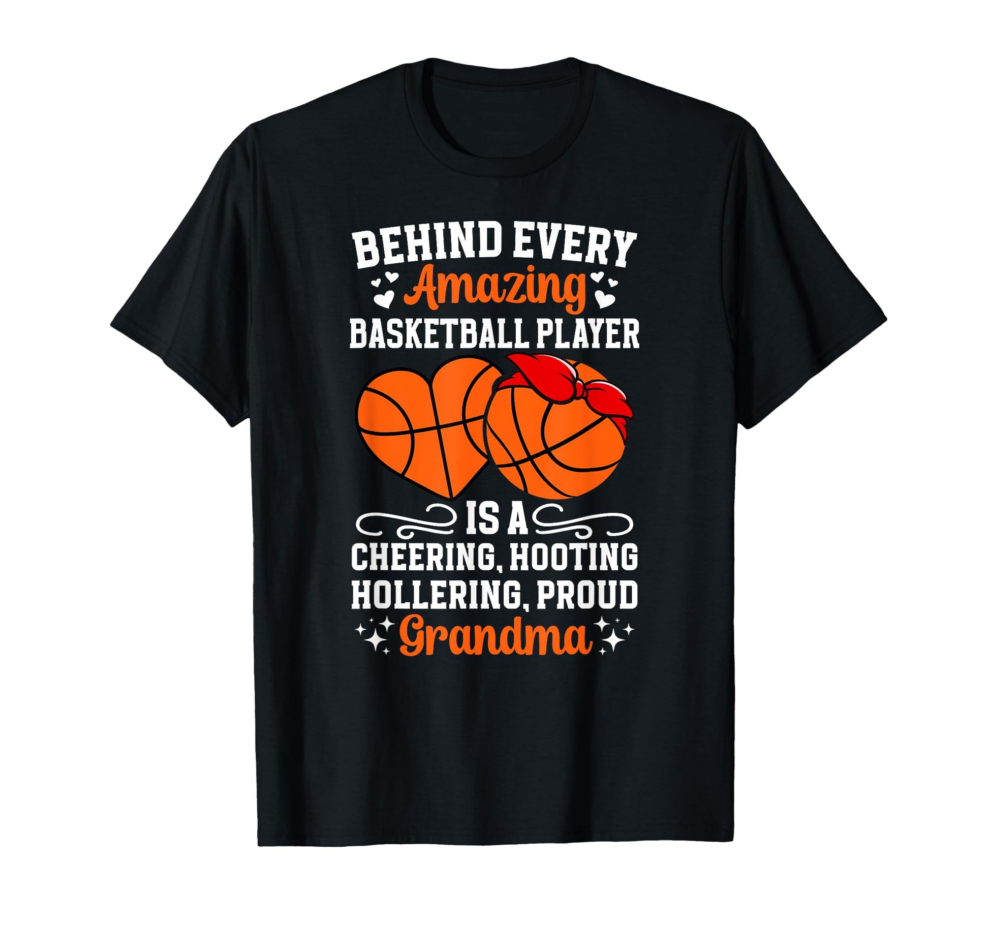Proud Basketball Grandma Basketball T-Shirt - Aesthetic Graphic for Adults - T-Shirt, Sweatshirt, Hoodie