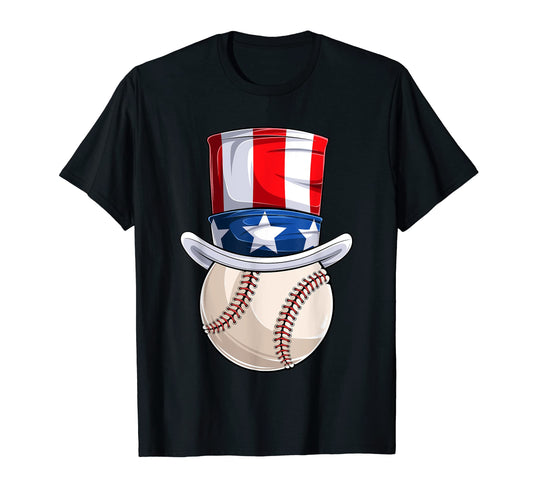 American Flag Baseball Shirts Baseball Dad T-Shirt - Trendy Graphic Unisex - T-Shirt, Sweatshirt, Hoodie