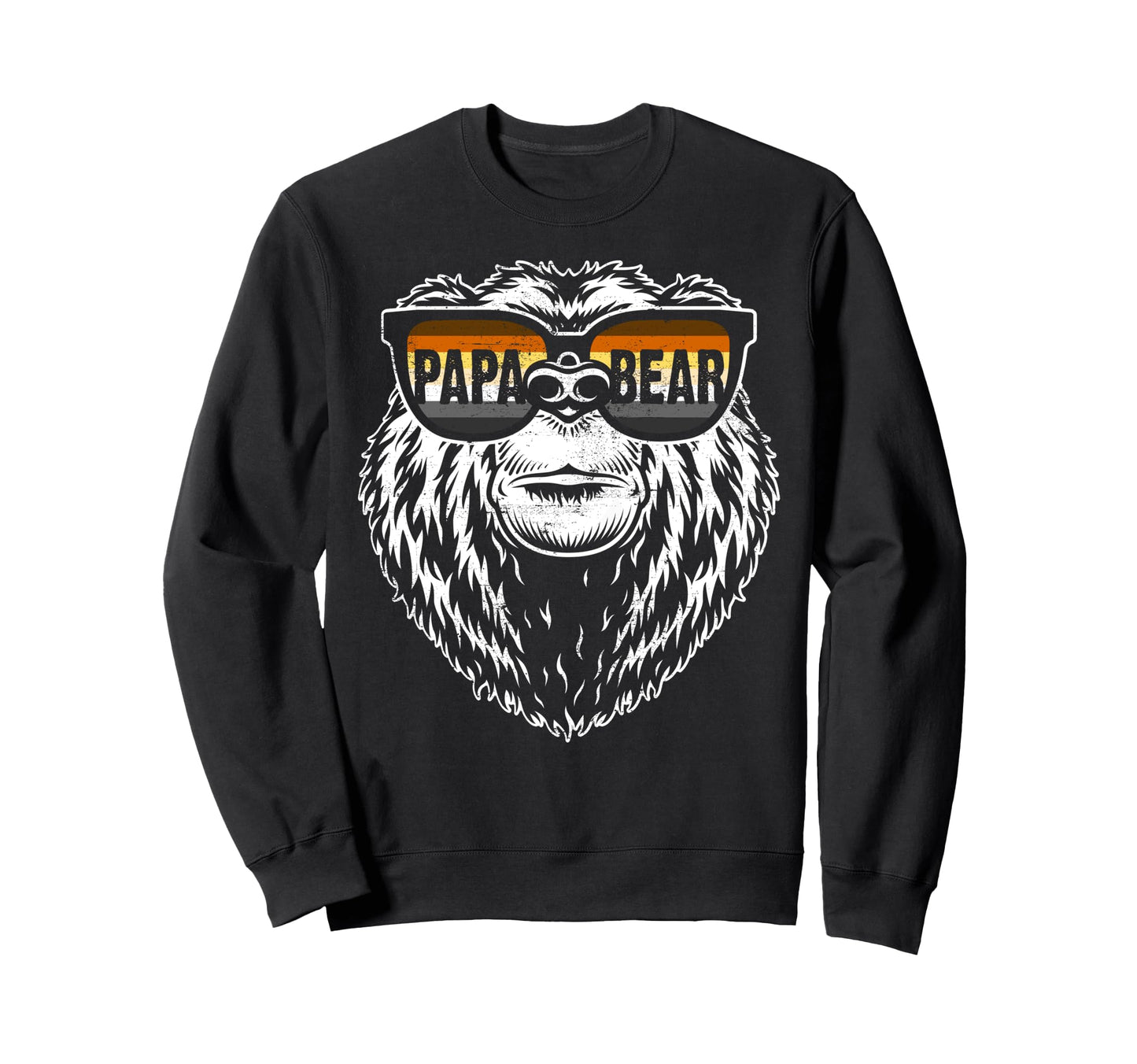 Papa Bear Gay Pride Sunglasses Sweatshirt - Streetwear Style for Adults - T-Shirt, Sweatshirt, Hoodie