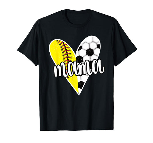 Baller Mama Proud Soccer Softball T-Shirt - Streetwear Style Men Women - T-Shirt, Sweatshirt, Hoodie