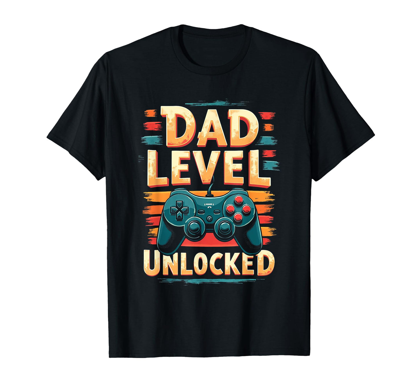 Dad Level Unlocked Funny Gamer Dad T-Shirt - Minimalist Print Men Women - T-Shirt, Sweatshirt, Hoodie