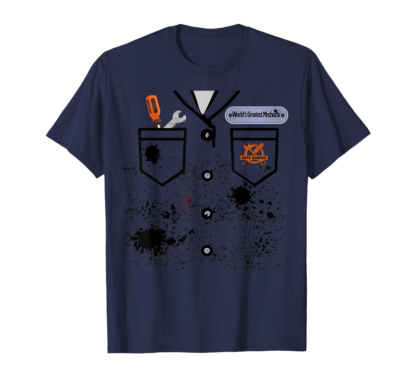 Auto Mechanic Costume Career Day T-Shirt - Minimalist Print Unisex - T-Shirt, Sweatshirt, Hoodie