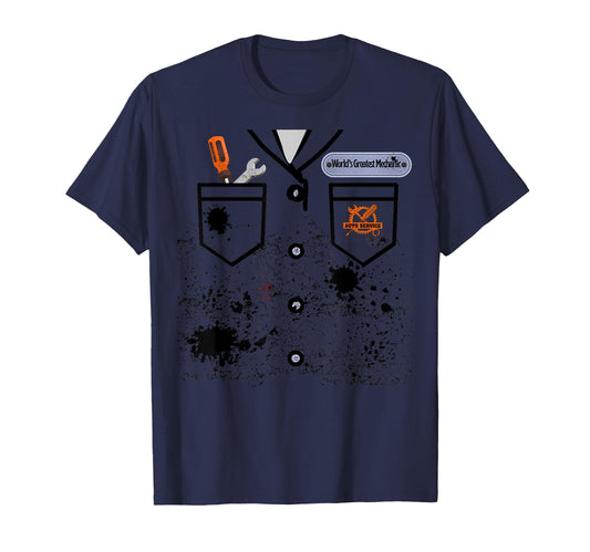 Auto Mechanic Costume Career Day T-Shirt - Minimalist Print Unisex - T-Shirt, Sweatshirt, Hoodie