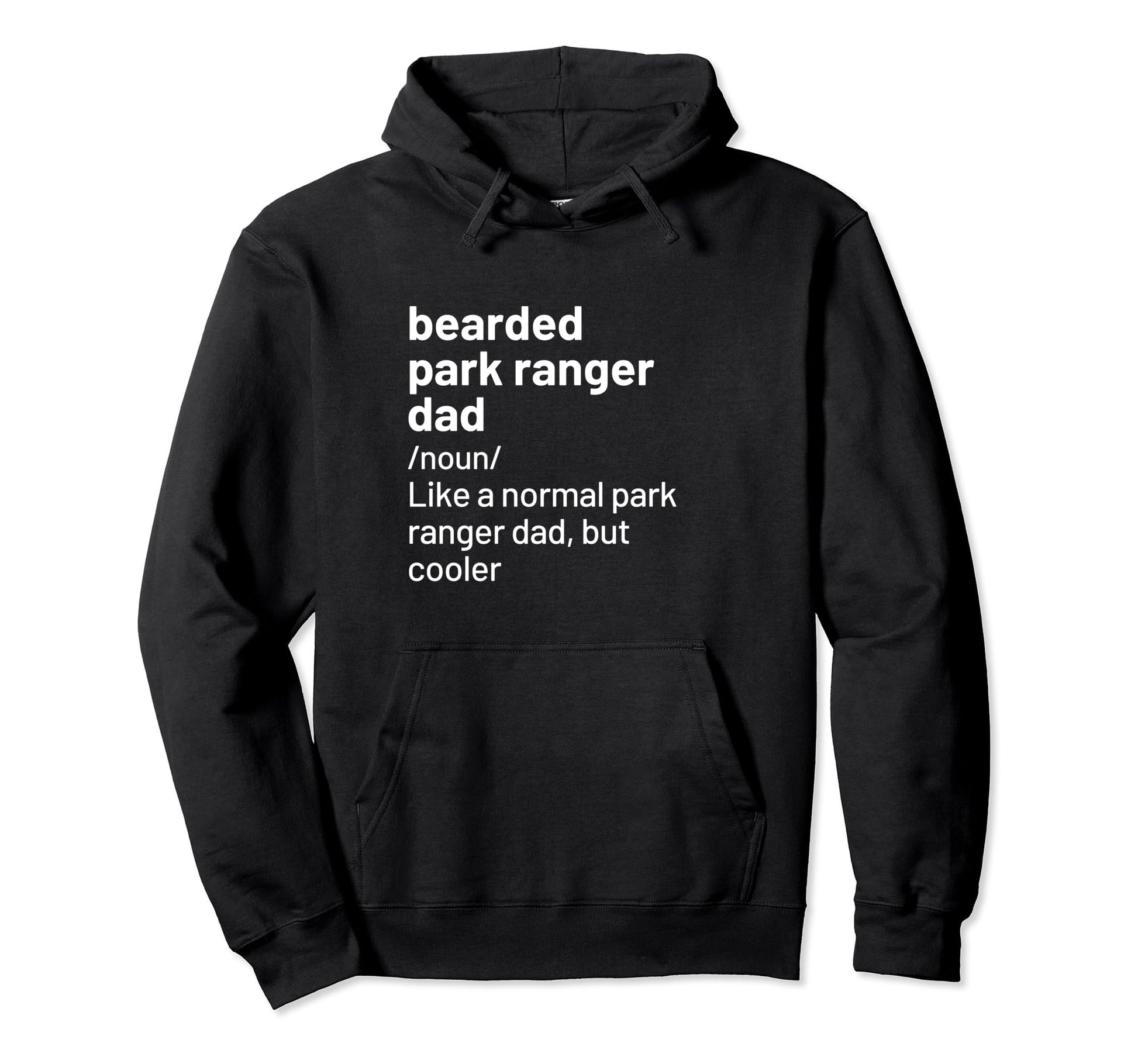 Husband Dad Park Ranger Legend Bearded Hoodie - Trendy Graphic Men Women - T-Shirt, Sweatshirt, Hoodie