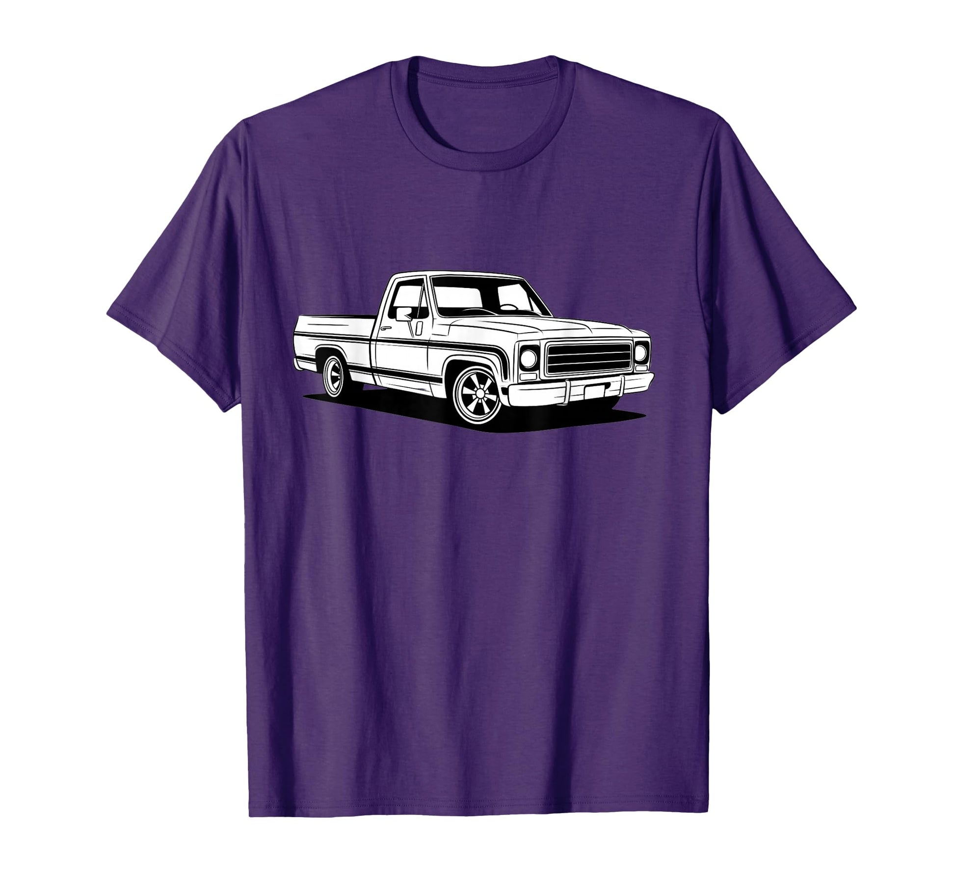73 87 Mini C10 Truck Slammed Dad Gag T-Shirt - Casual Everyday Wear Unisex - T-Shirt, Sweatshirt, Hoodie