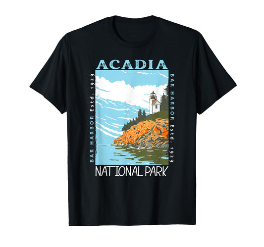 Acadia National Park Bar Harbor Maine T-Shirt - Streetwear Style Men Women - T-Shirt, Sweatshirt, Hoodie
