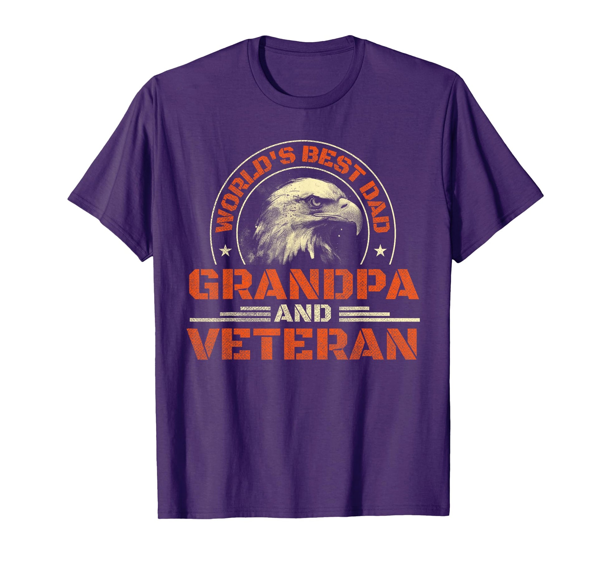 Worlds Best Dad Grandpa Veteran T-Shirt - Aesthetic Graphic for Adults - T-Shirt, Sweatshirt, Hoodie