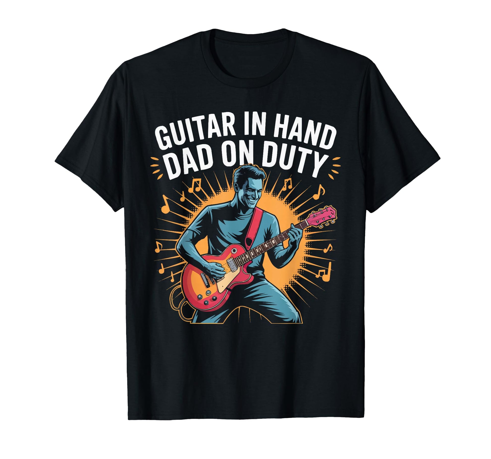 Guitarist Dad Guitar Player Daddy T-Shirt - Trendy Graphic Men Women - T-Shirt, Sweatshirt, Hoodie