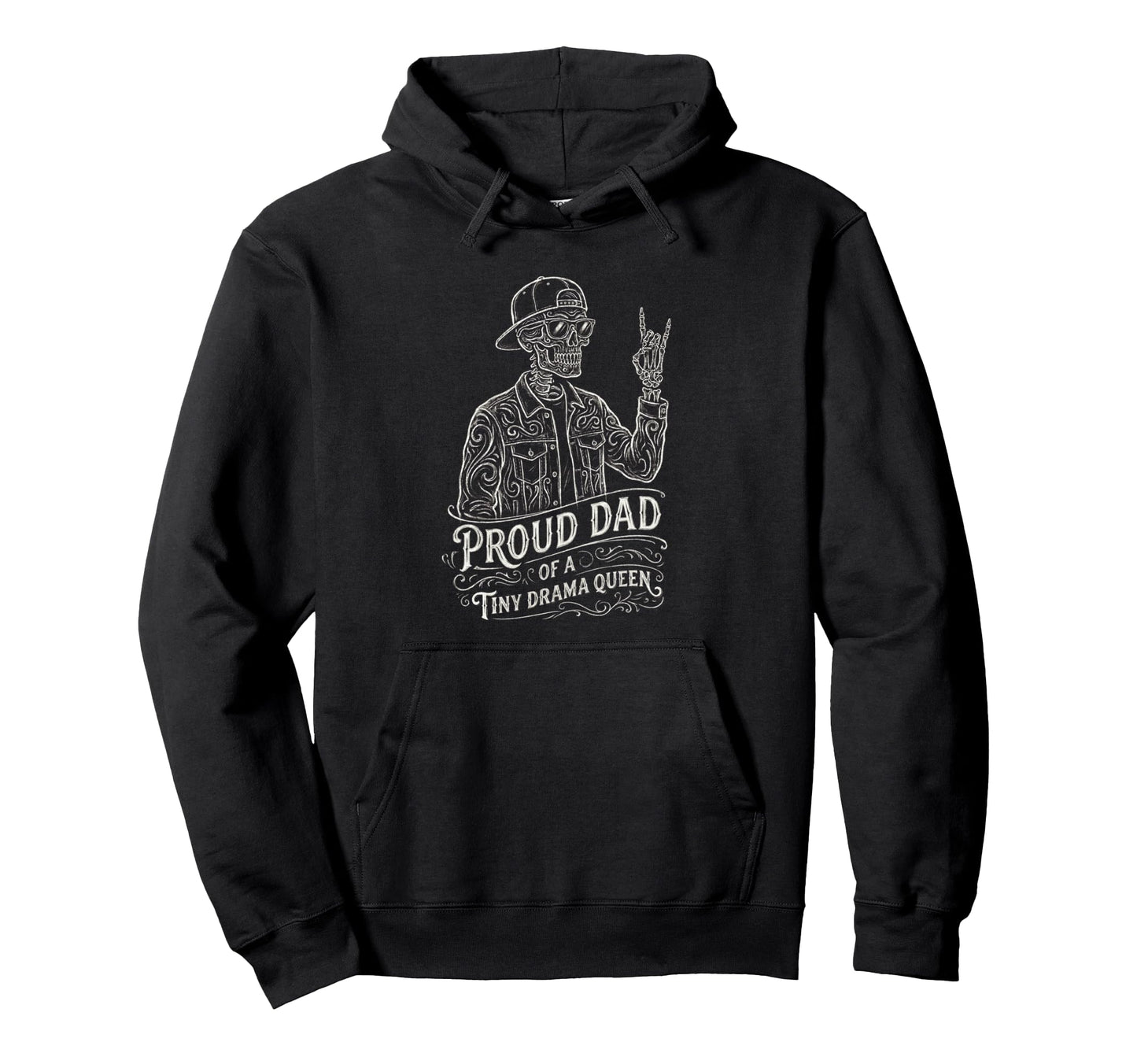 Skeleton Dad Daughter Matching Funny Hoodie - Unique Graphic for Adults - T-Shirt, Sweatshirt, Hoodie