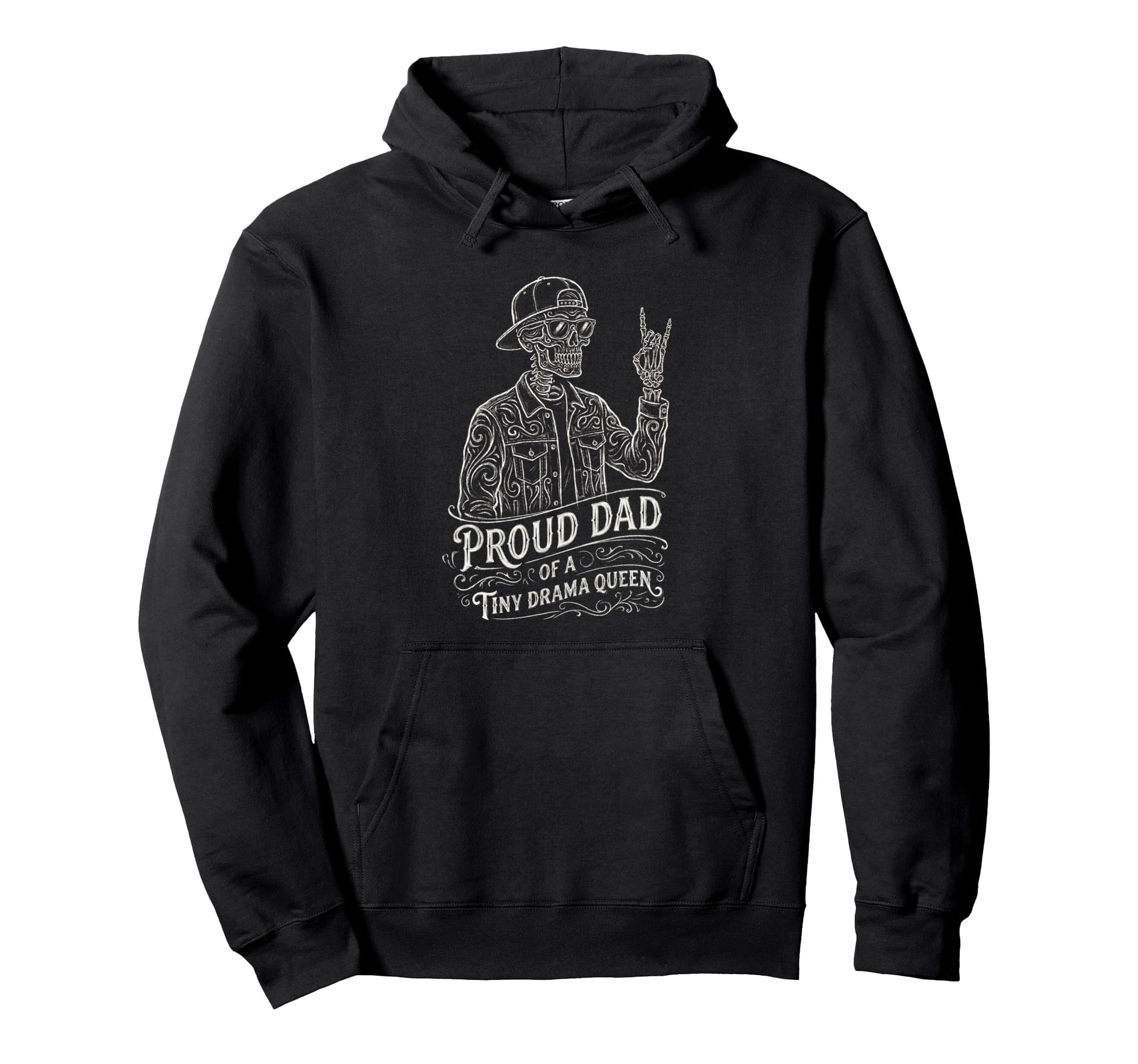 Skeleton Dad Daughter Matching Funny Hoodie - Unique Graphic for Adults - T-Shirt, Sweatshirt, Hoodie
