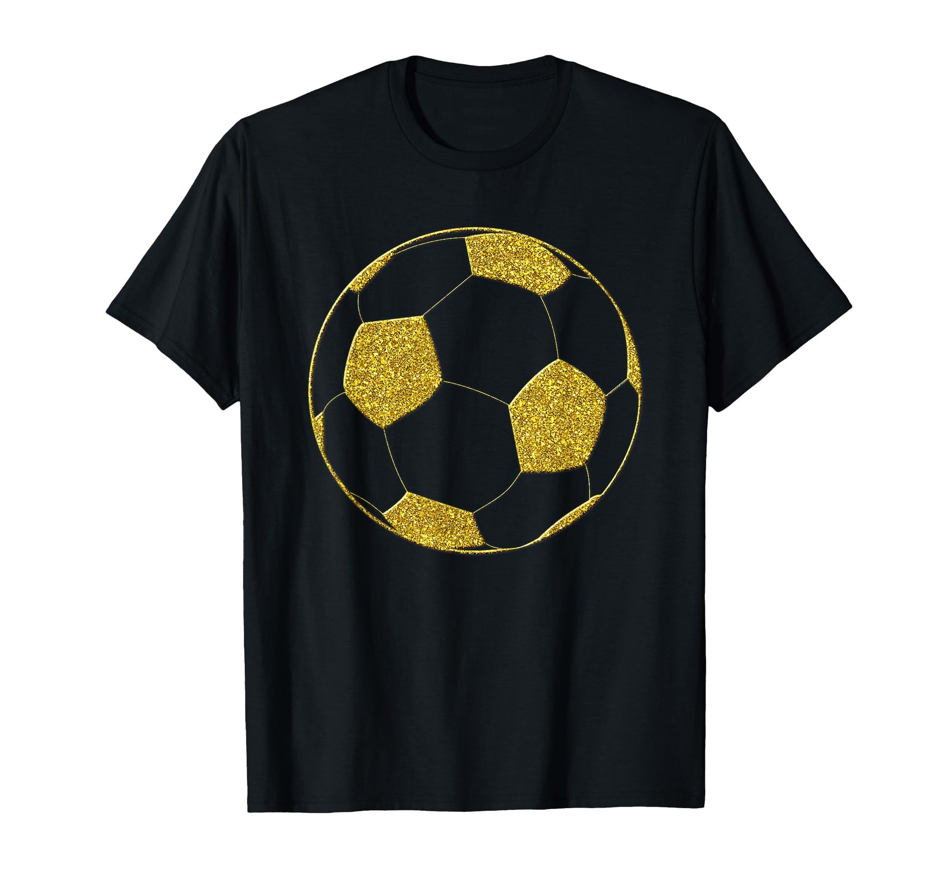 Football Soccer Ball Golden Sports Symbol T-Shirt - Streetwear Style Unisex - T-Shirt, Sweatshirt, Hoodie