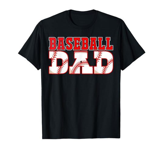 Baseball Lovers Baseball Dad T-Shirt - Aesthetic Graphic for Adults - T-Shirt, Sweatshirt, Hoodie