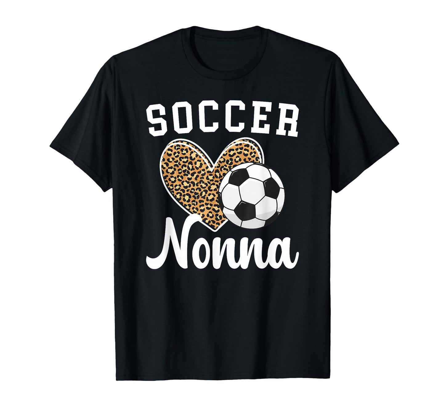 Soccer Nonna Heart Grandma Nonna Soccer T-Shirt - Graphic Print Men Women - T-Shirt, Sweatshirt, Hoodie