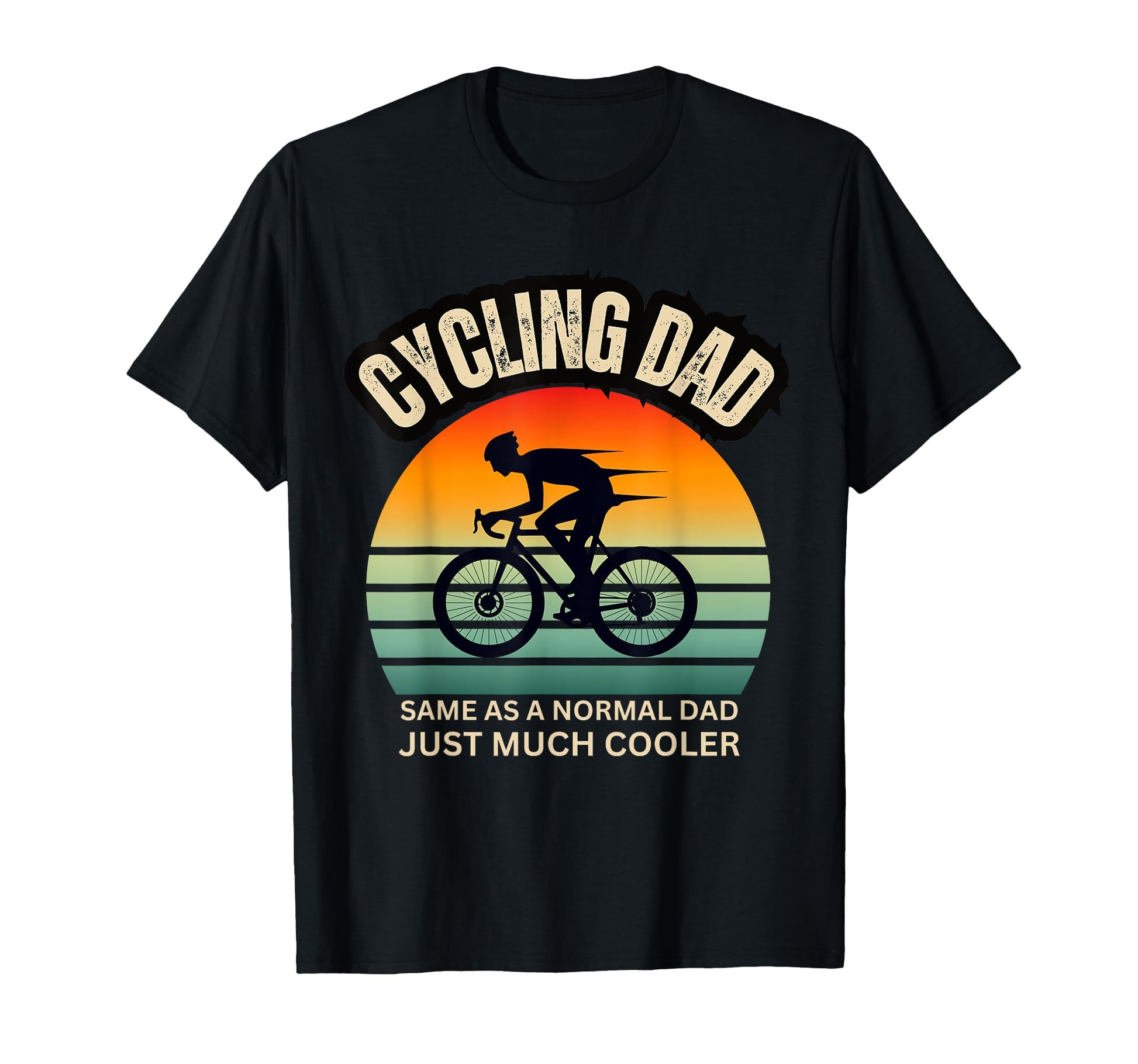 Cycling Dad Same As Normal Dad Funny T-Shirt - Aesthetic Graphic Men Women - T-Shirt, Sweatshirt, Hoodie