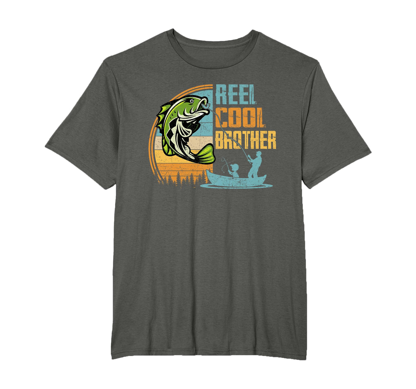 Reel Brother Fathers Day Fishing T-Shirt - Casual Everyday Wear Men Women - T-Shirt, Sweatshirt, Hoodie