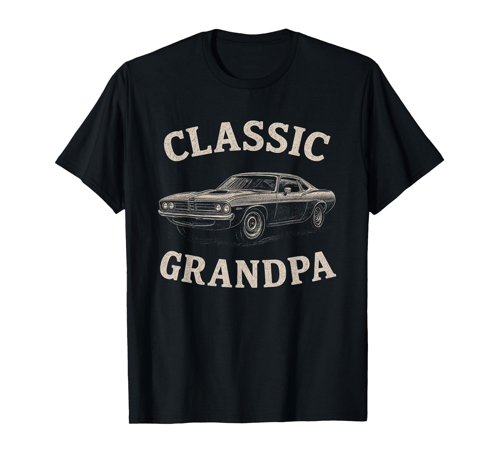 Grandpa Muscle Car Vibe Outfit Auto T-Shirt - Trendy Graphic Men Women - T-Shirt, Sweatshirt, Hoodie