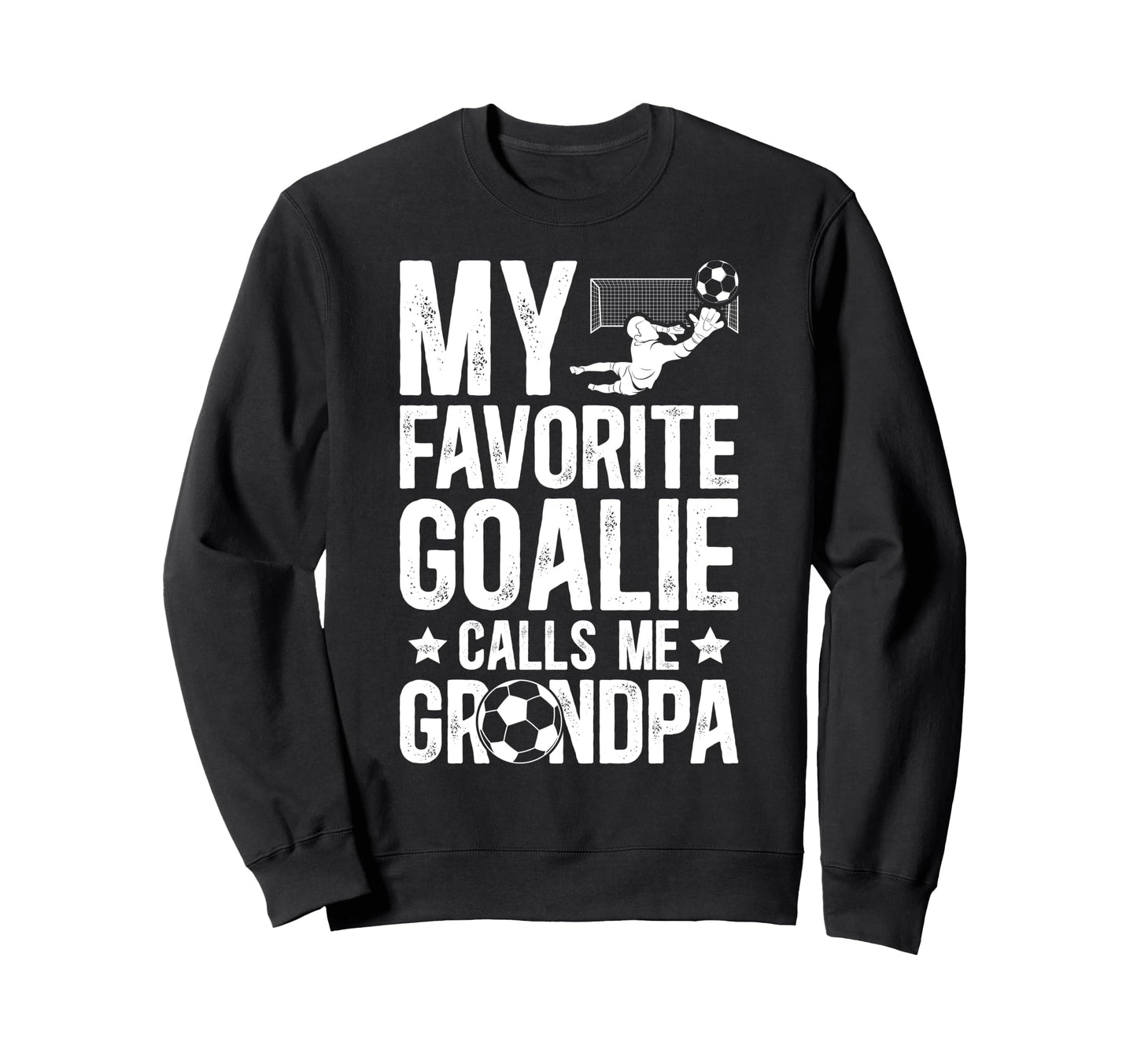 Proud Soccer Goalie Grandpa Sweatshirt - Custom Art Print for Adults - T-Shirt, Sweatshirt, Hoodie