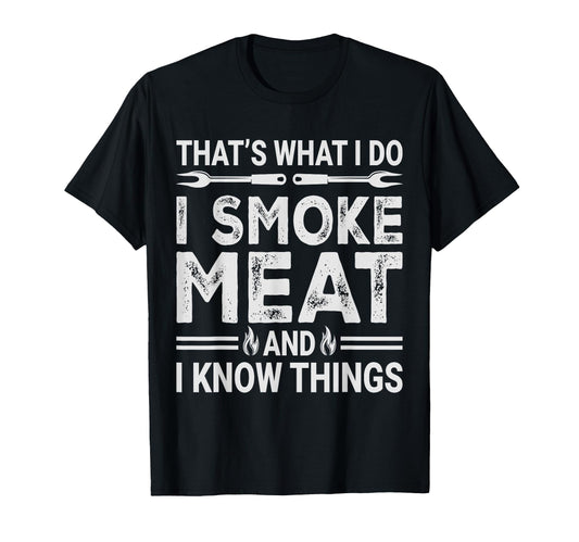 Bbq Grilling Dad Smoking Meat T-Shirt - Aesthetic Graphic for Adults - T-Shirt, Sweatshirt, Hoodie