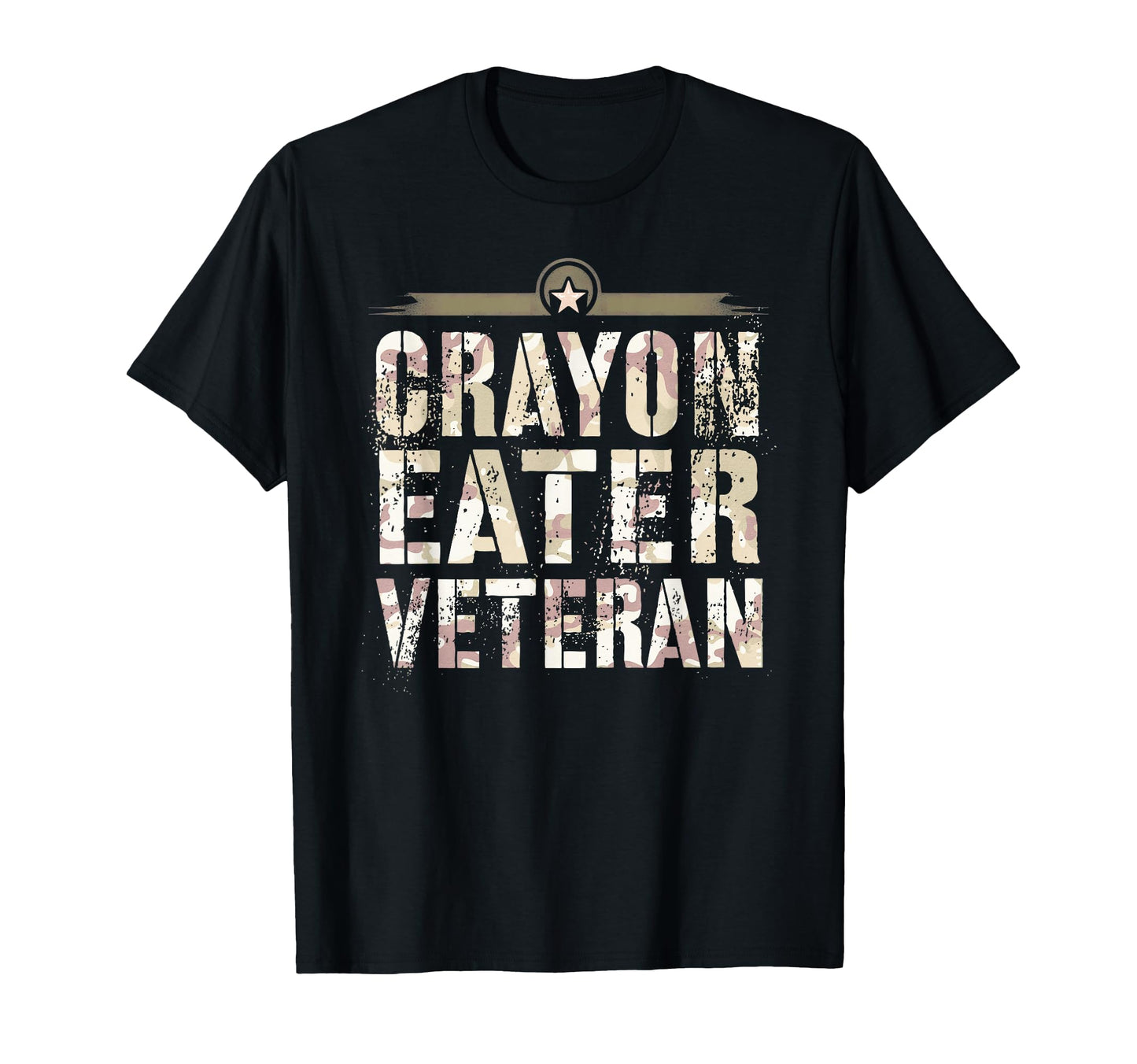 Funny Crayon Eater Veteran Corps Team T-Shirt - Unique Graphic Unisex - T-Shirt, Sweatshirt, Hoodie