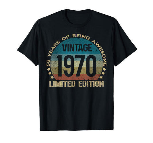 56 Year Old Gifts 1970 56Th Birthday T-Shirt - Streetwear Style Men Women - T-Shirt, Sweatshirt, Hoodie