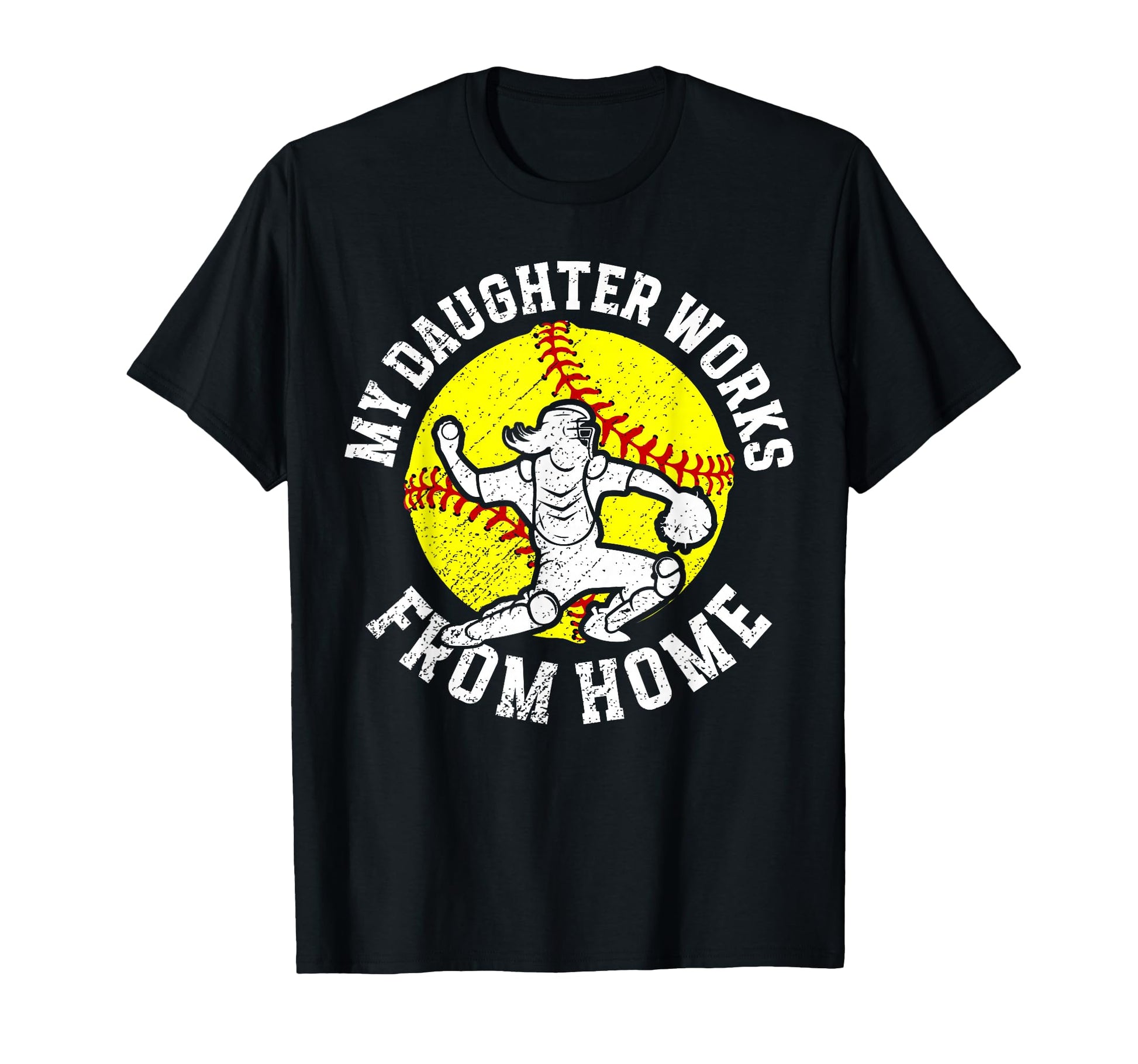 Softball Catcher Mom Funny Softball T-Shirt - Aesthetic Graphic for Adults - T-Shirt, Sweatshirt, Hoodie
