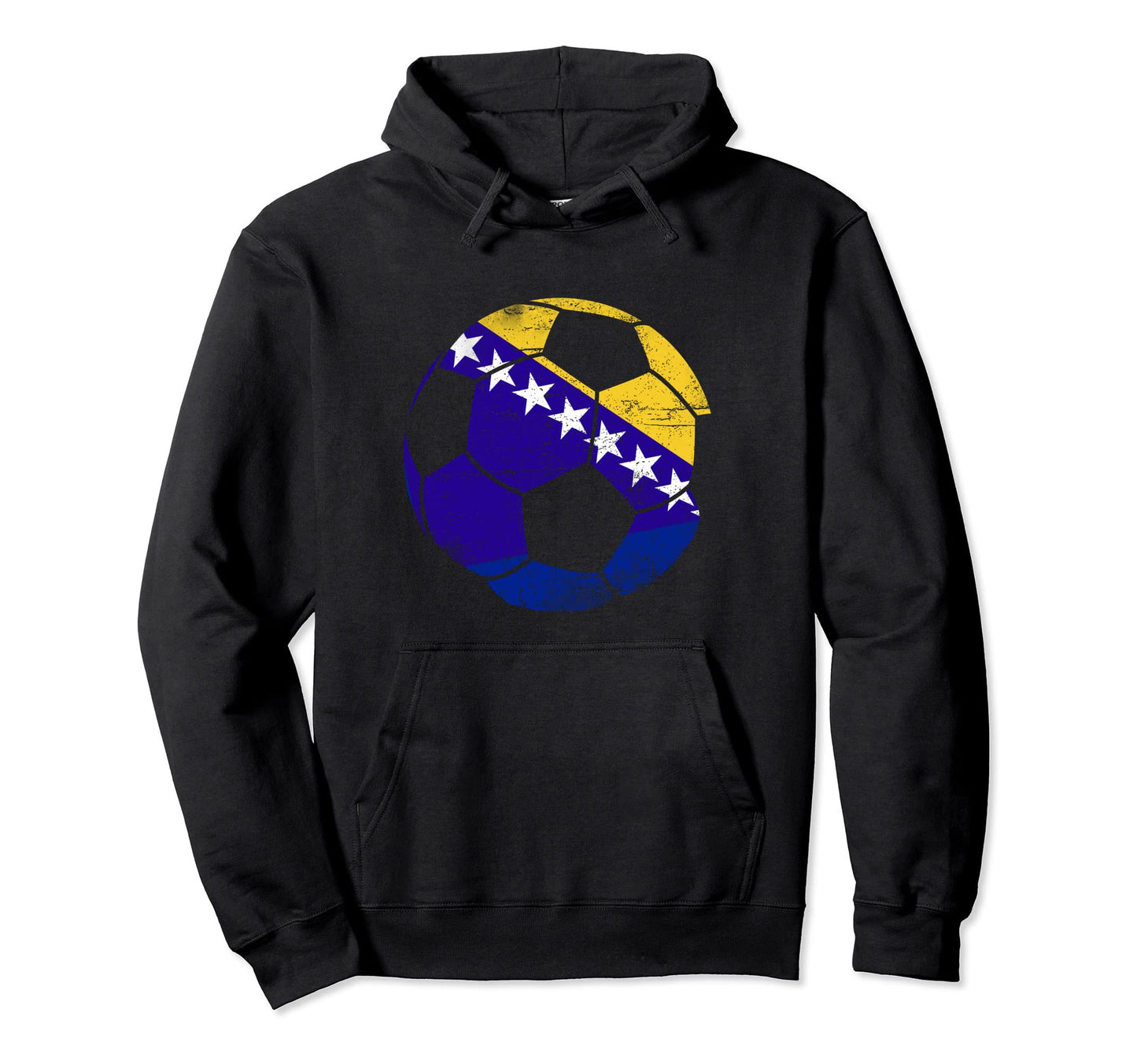 Bosnia Soccer Ball Bosnia Bosnia Flag Hoodie - Minimalist Print Unisex - T-Shirt, Sweatshirt, Hoodie