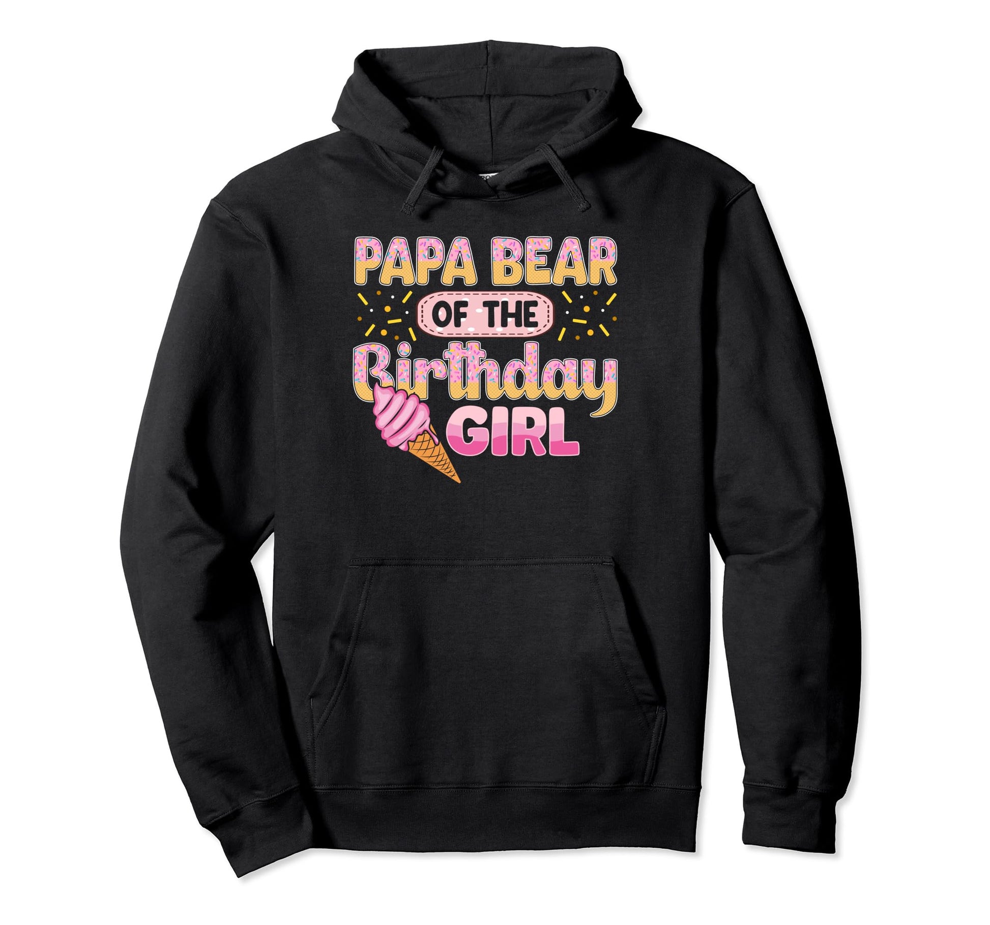 Papa Bear Birthday Family Matching Hoodie - Unique Graphic for Adults - T-Shirt, Sweatshirt, Hoodie